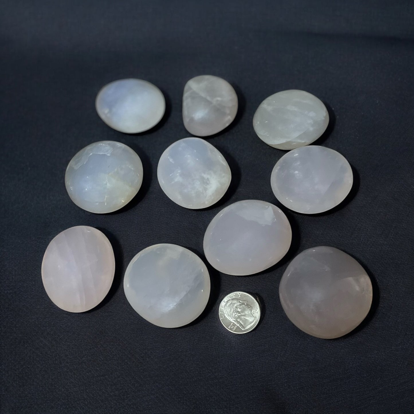 Blue Rose Quartz Pebble