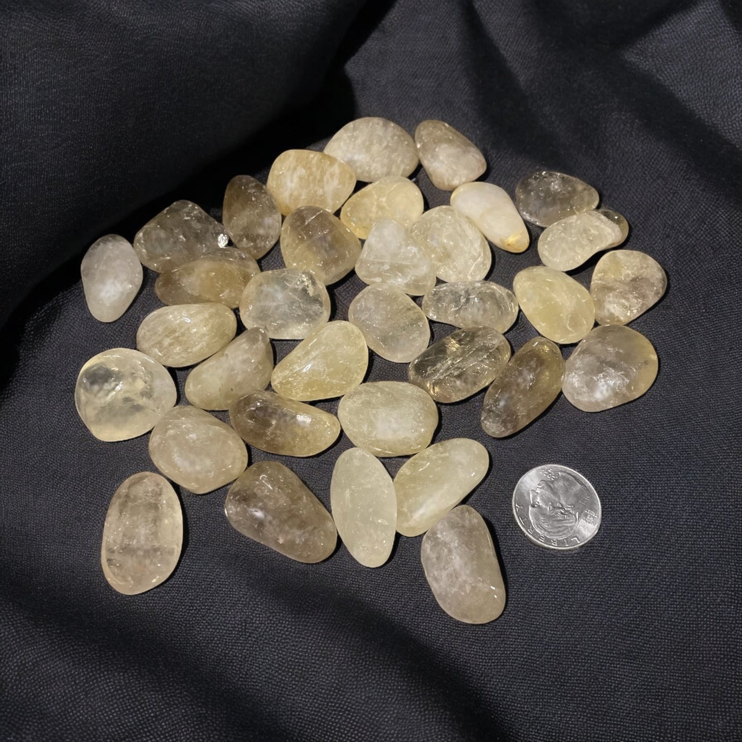 Natural Citrine Tumbled Stone