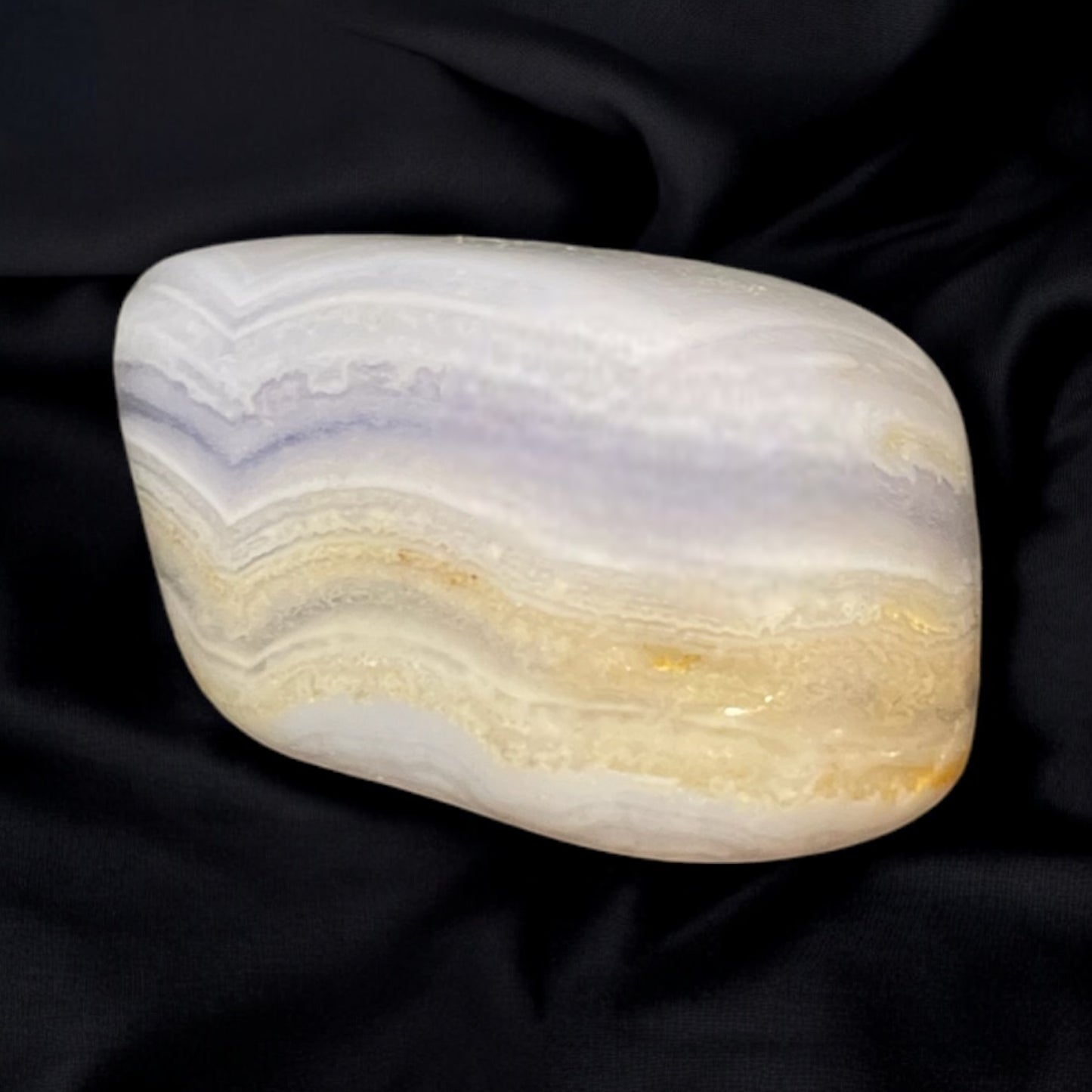 Blue Lace Agate Tumbled Stone