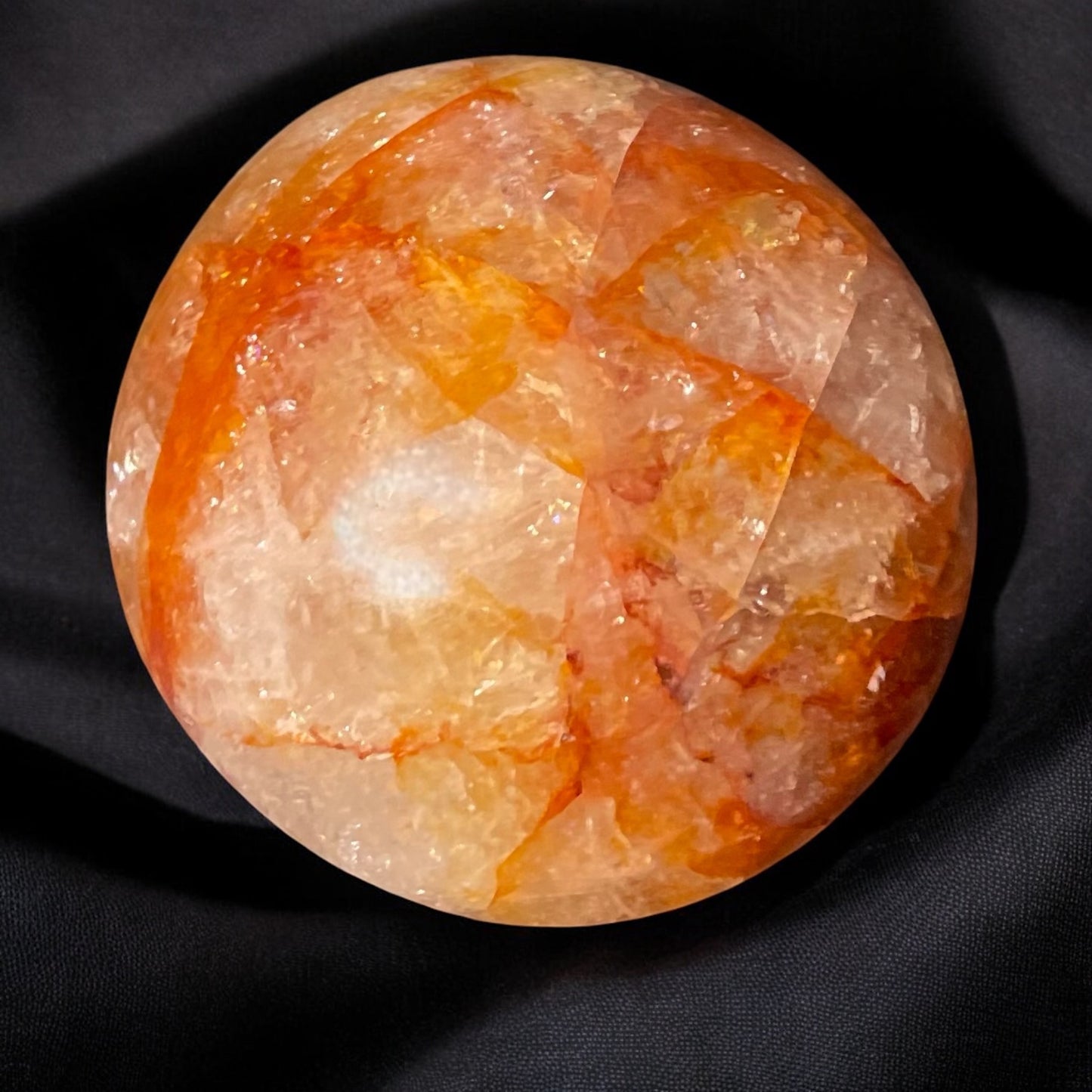 Heated Hematoid Quartz Pebble