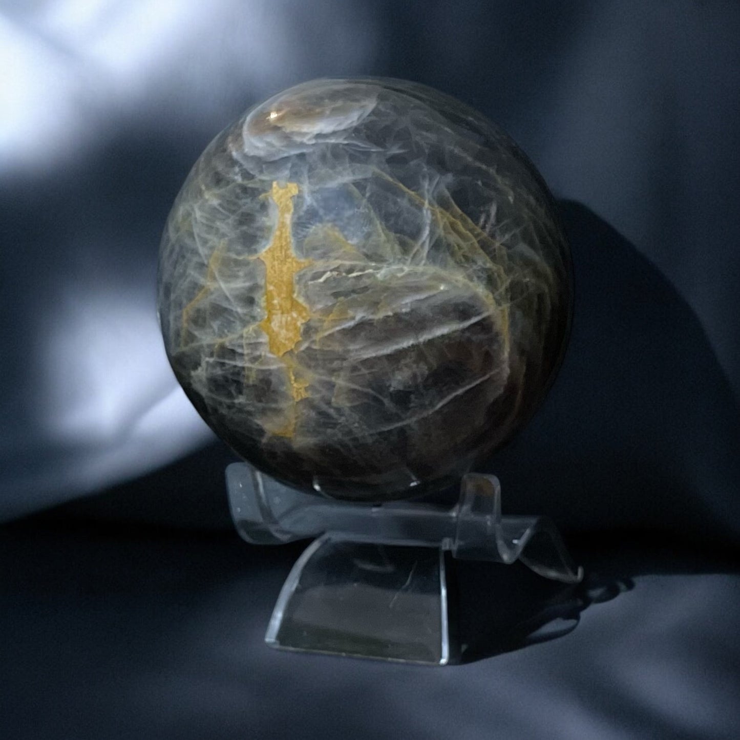Black Moonstone Sphere