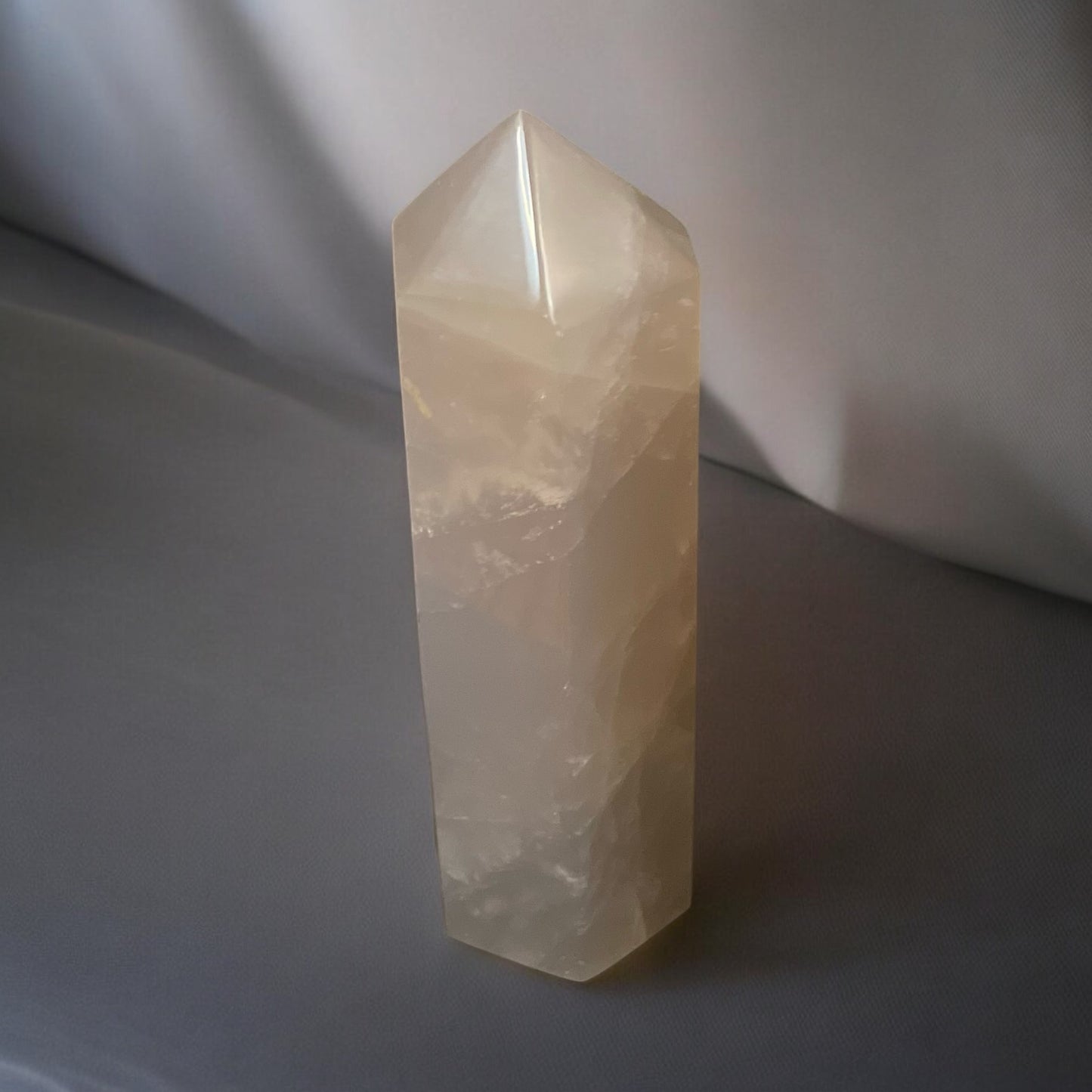 Blue Rose Quartz Point