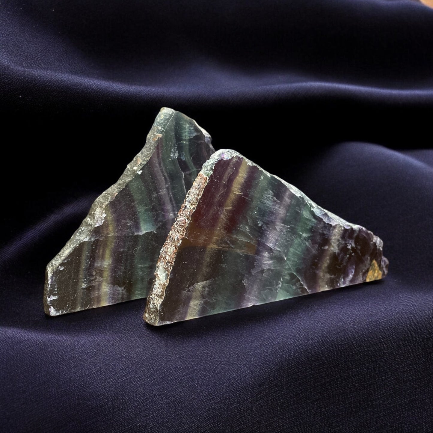 Rainbow Fluorite Slab