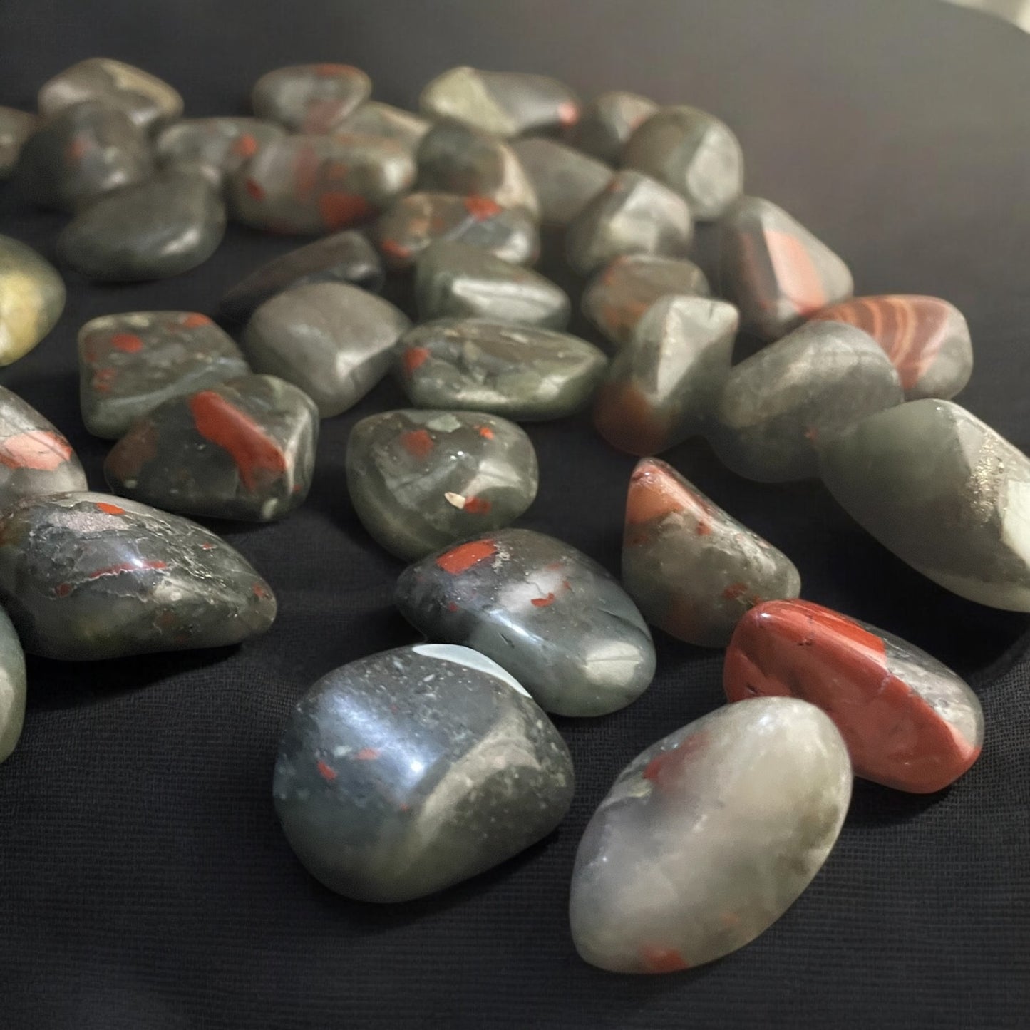 Bloodstone Tumbled Stone