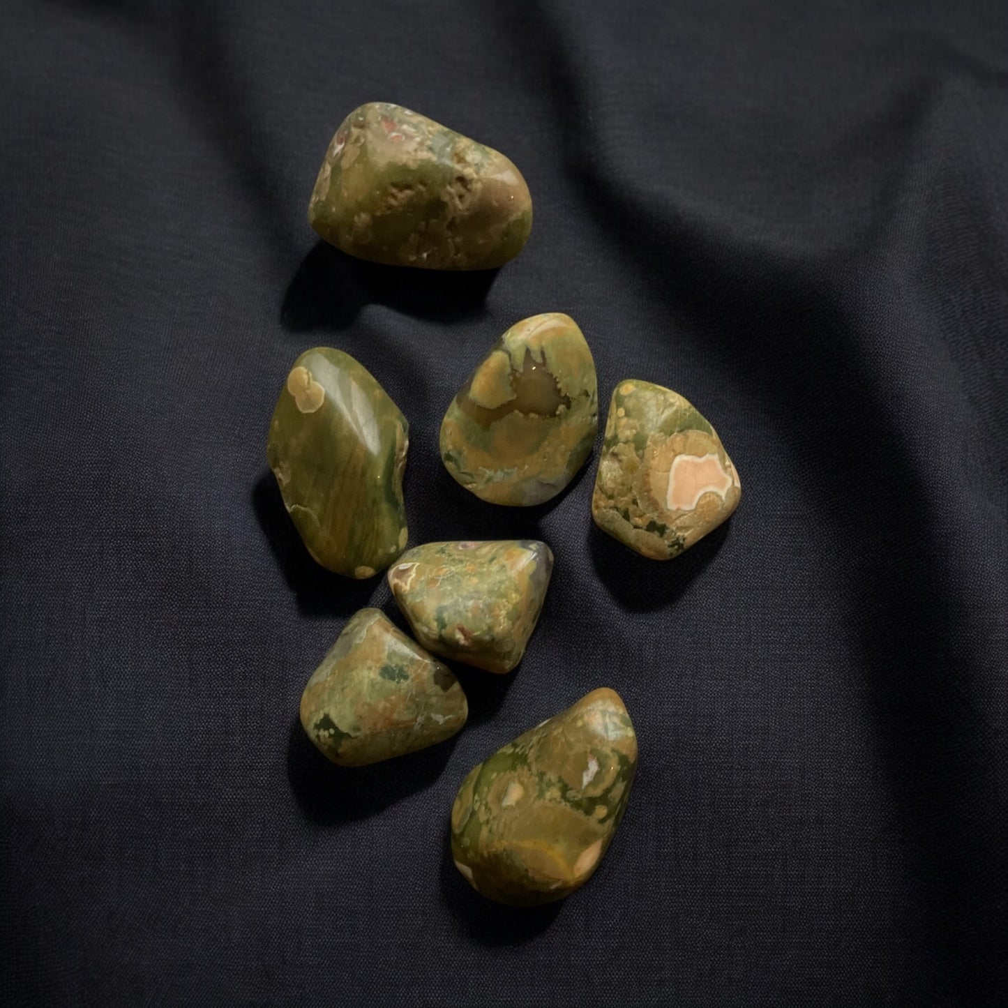 Rhyolite Rainforest Tumbled Stone