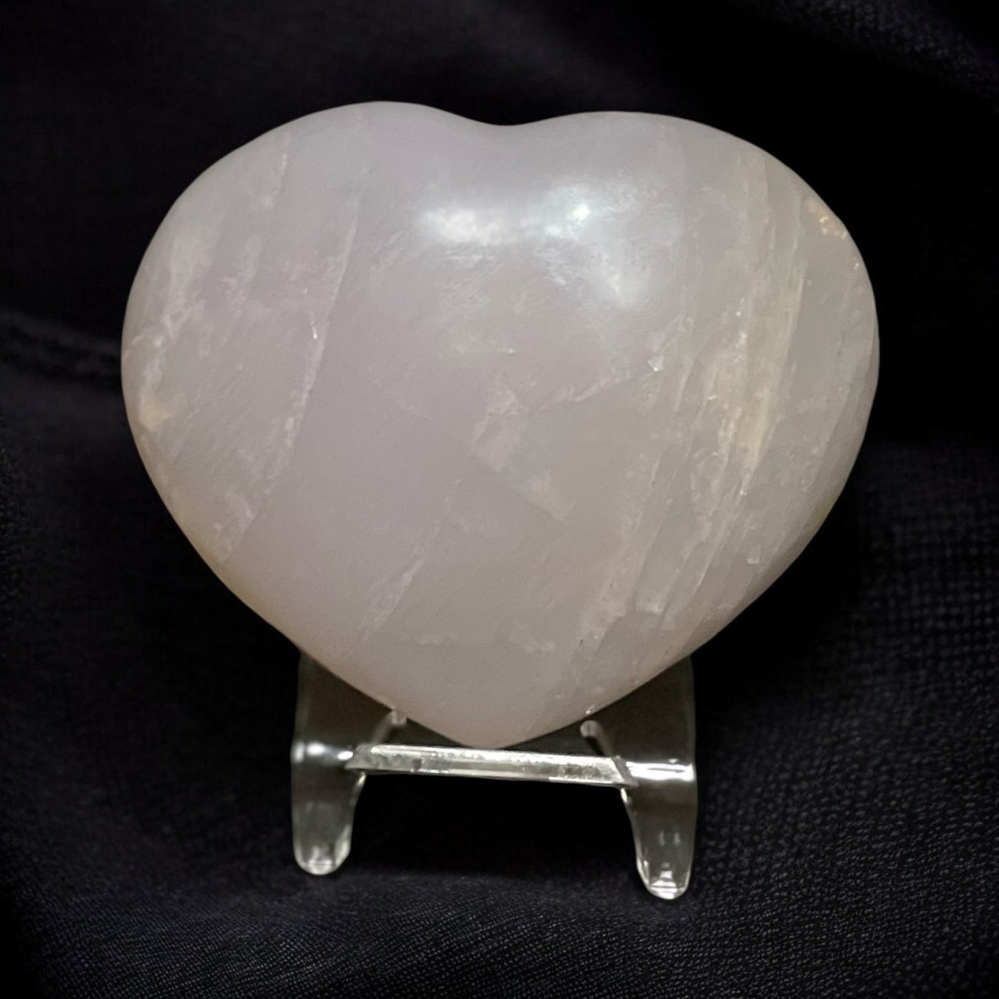 Blue Rose Quartz Heart