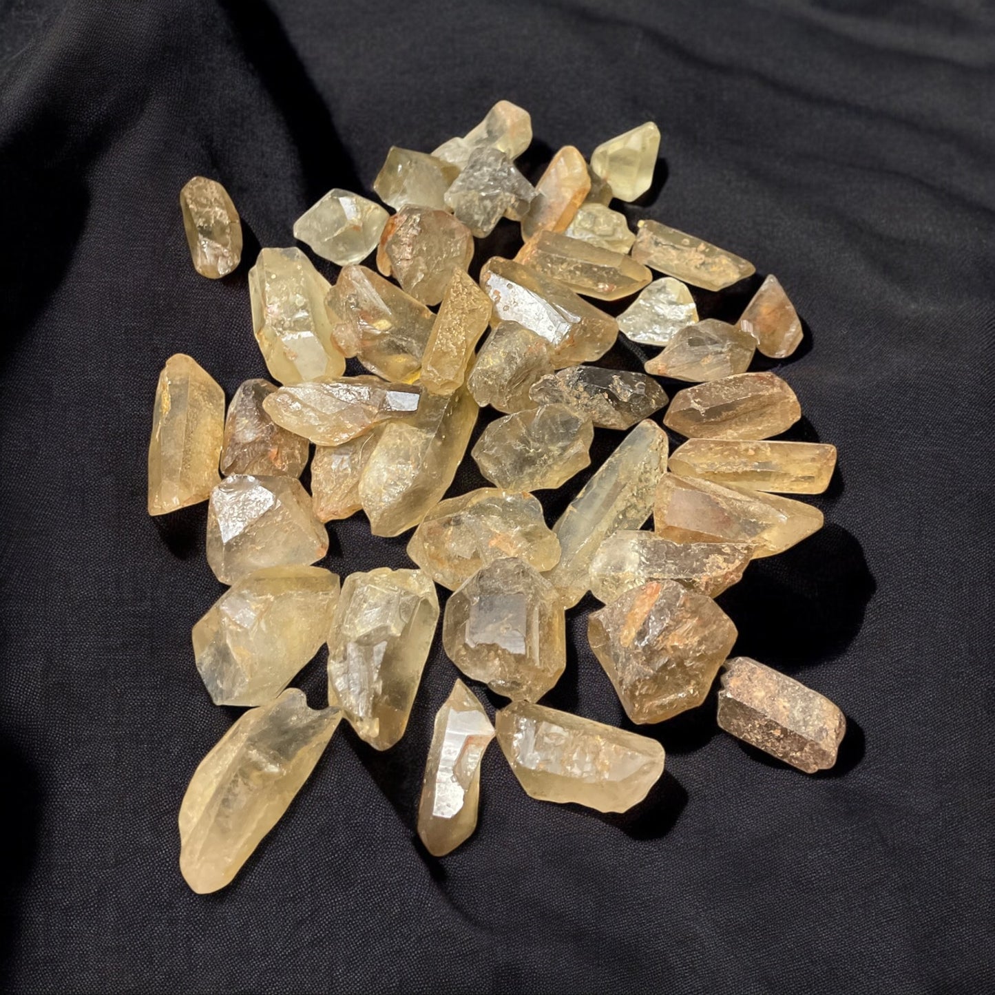 Natural Citrine Rough Crystal Point Chunk