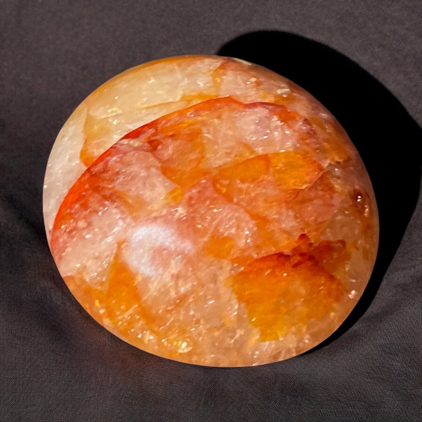 Heated Hematoid Quartz Pebble