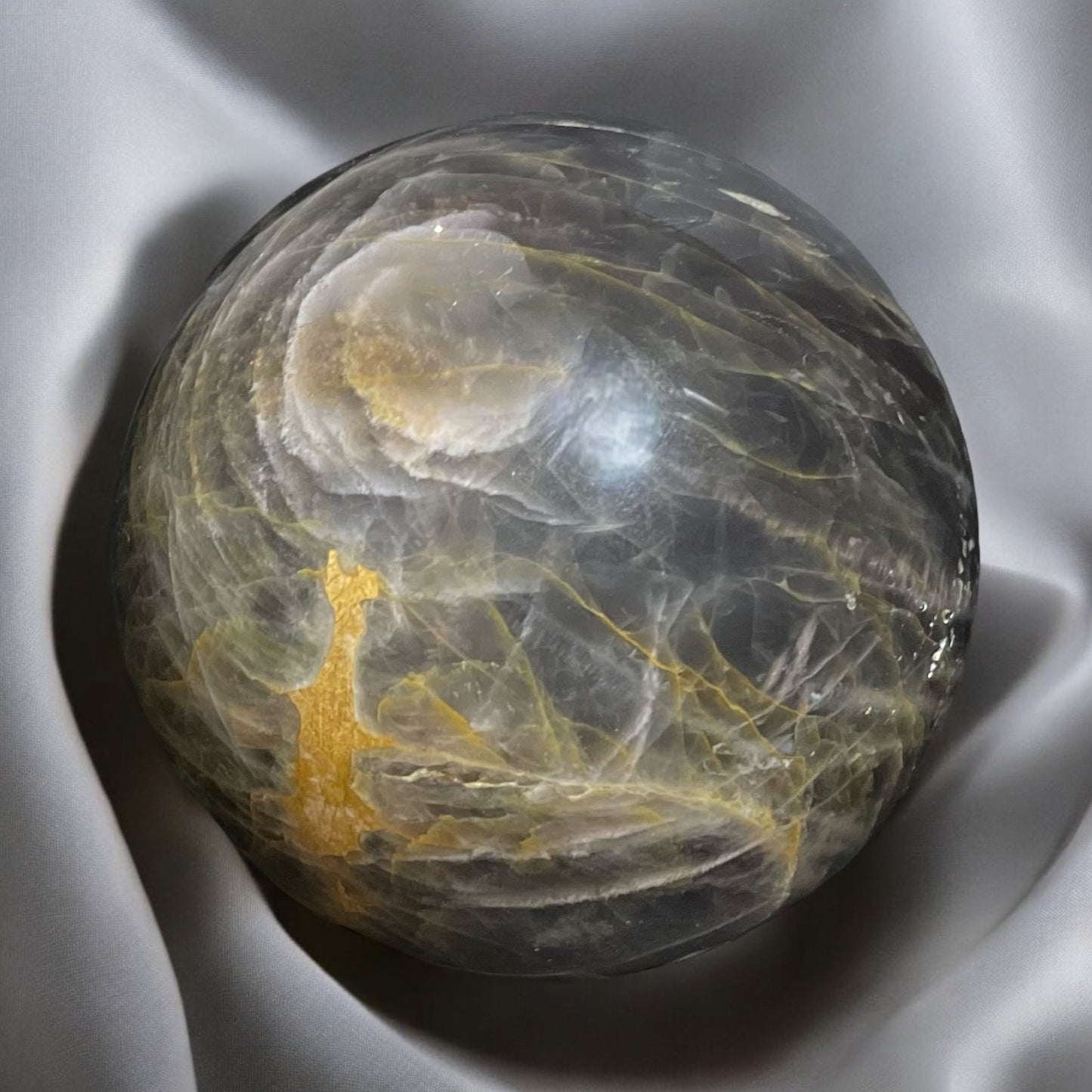 Black Moonstone Sphere