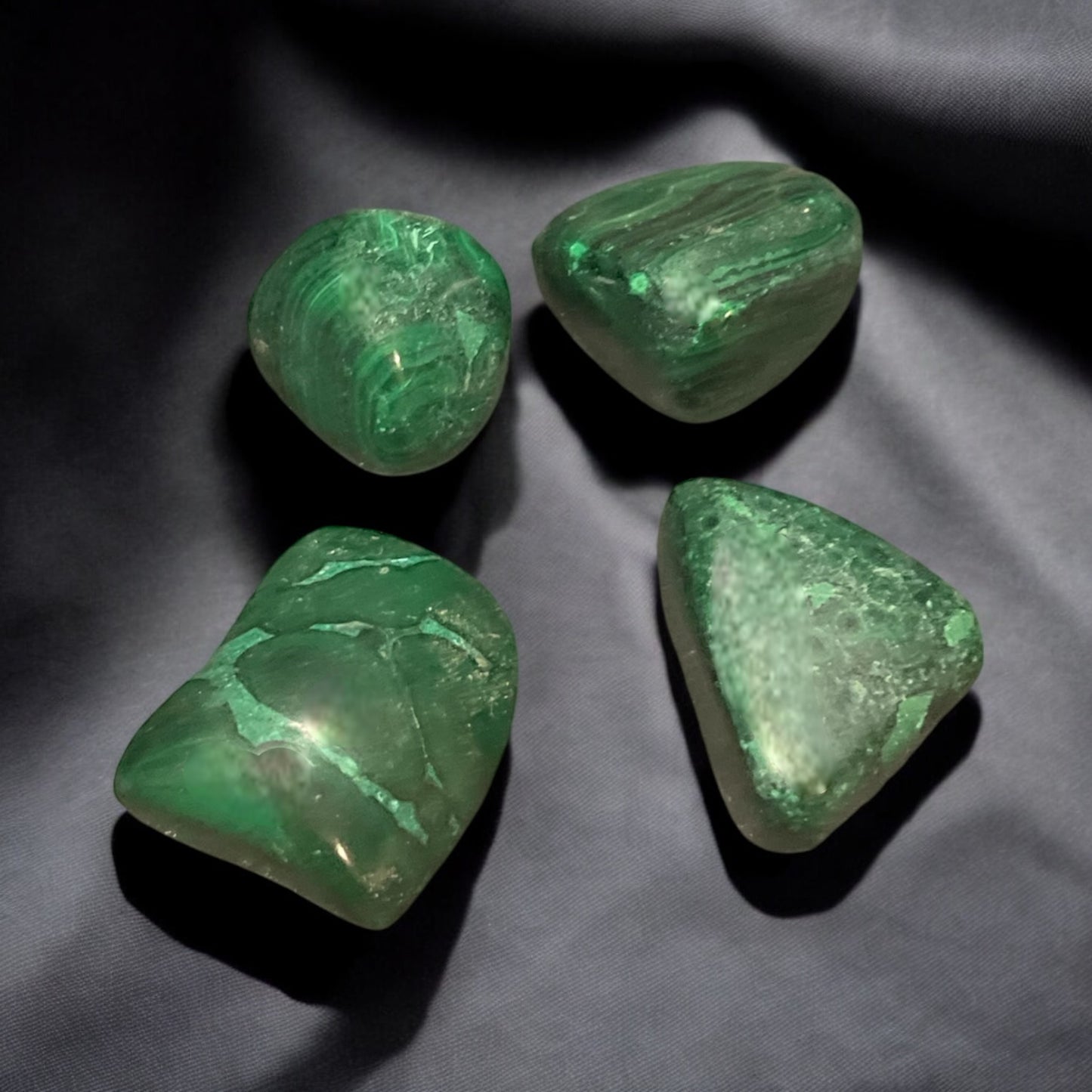 Malachite Hand Polished Stone