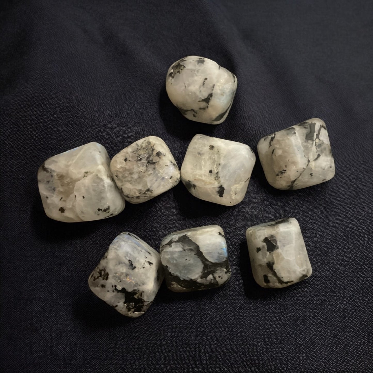 Rainbow Moon Stone Tumbled Stone