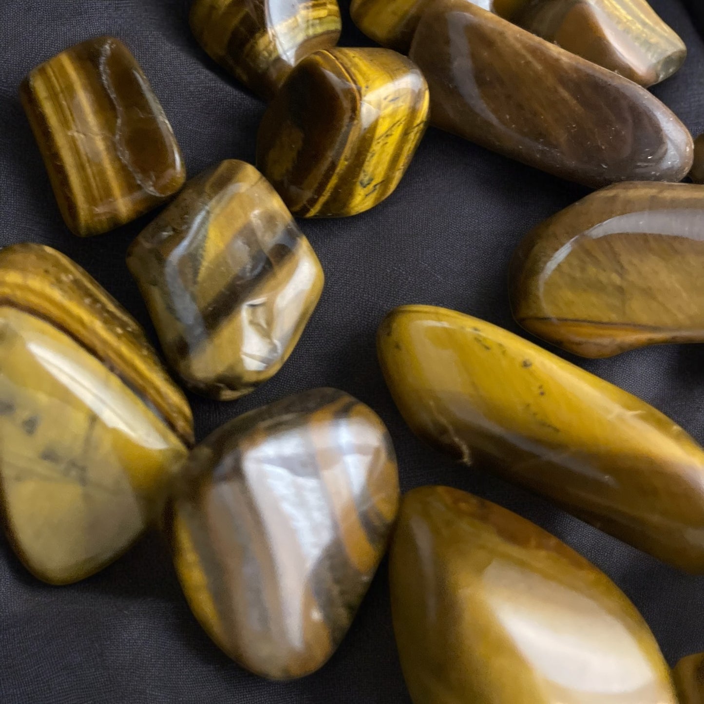 Tiger Eye Tumbled Stone