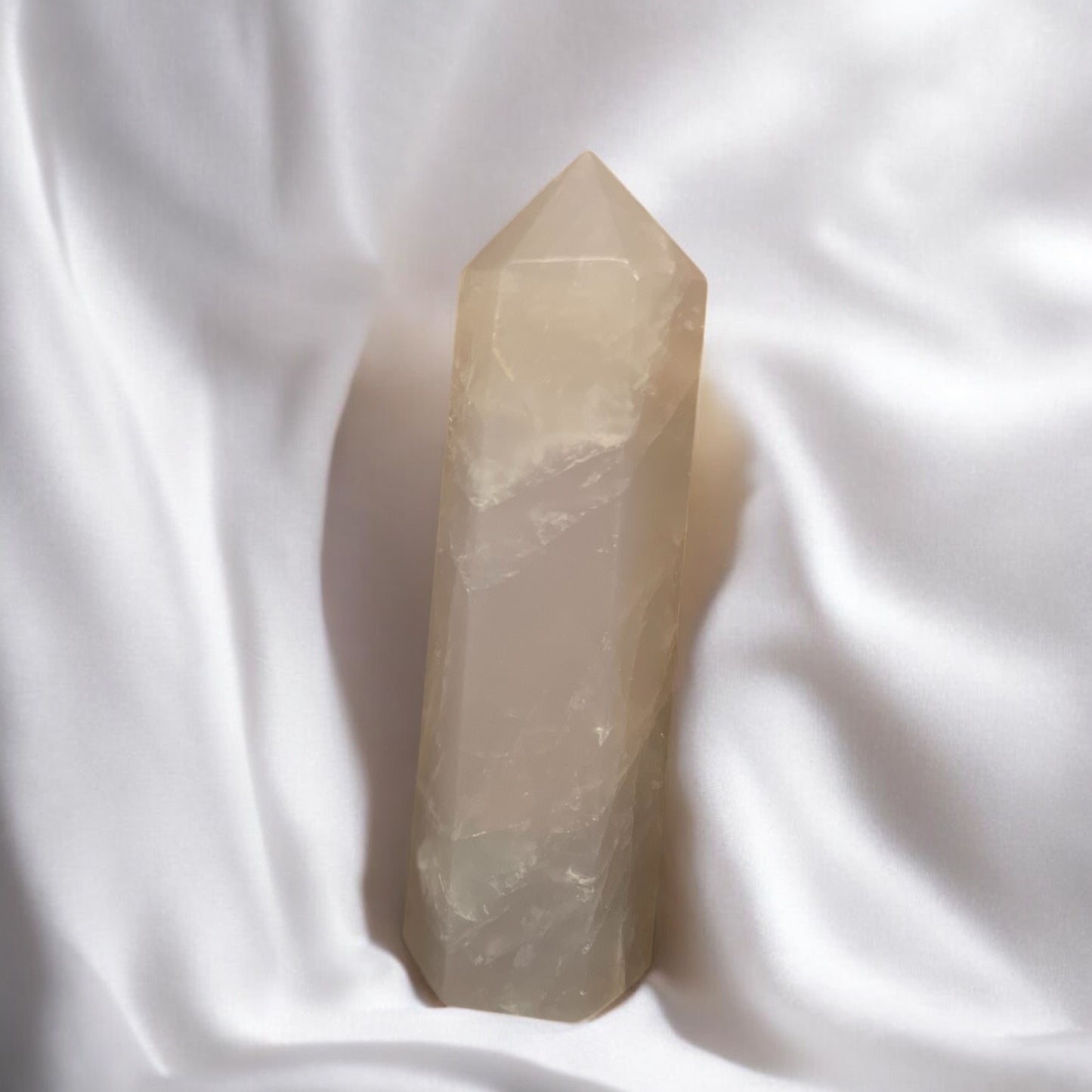 Blue Rose Quartz Point