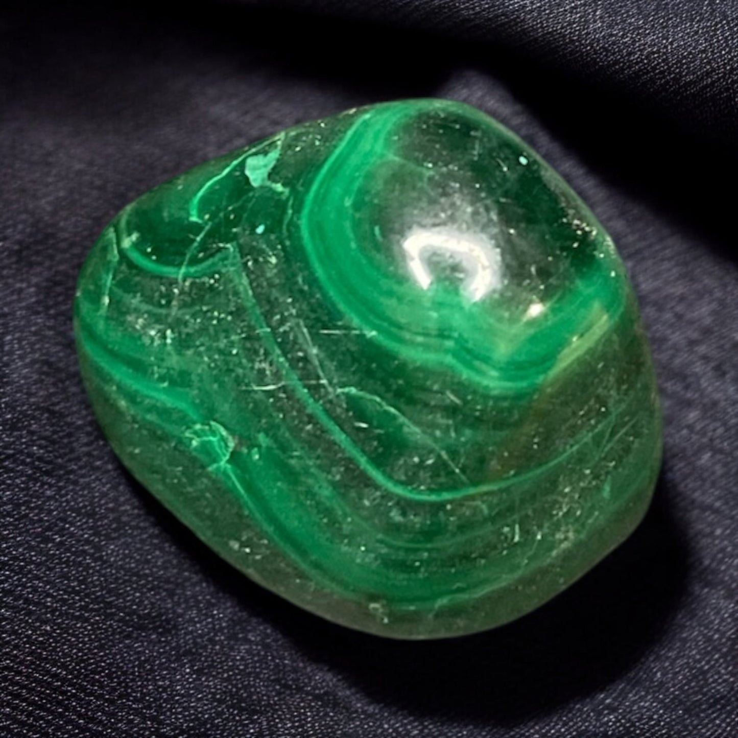 Malachite Hand Polished Stone