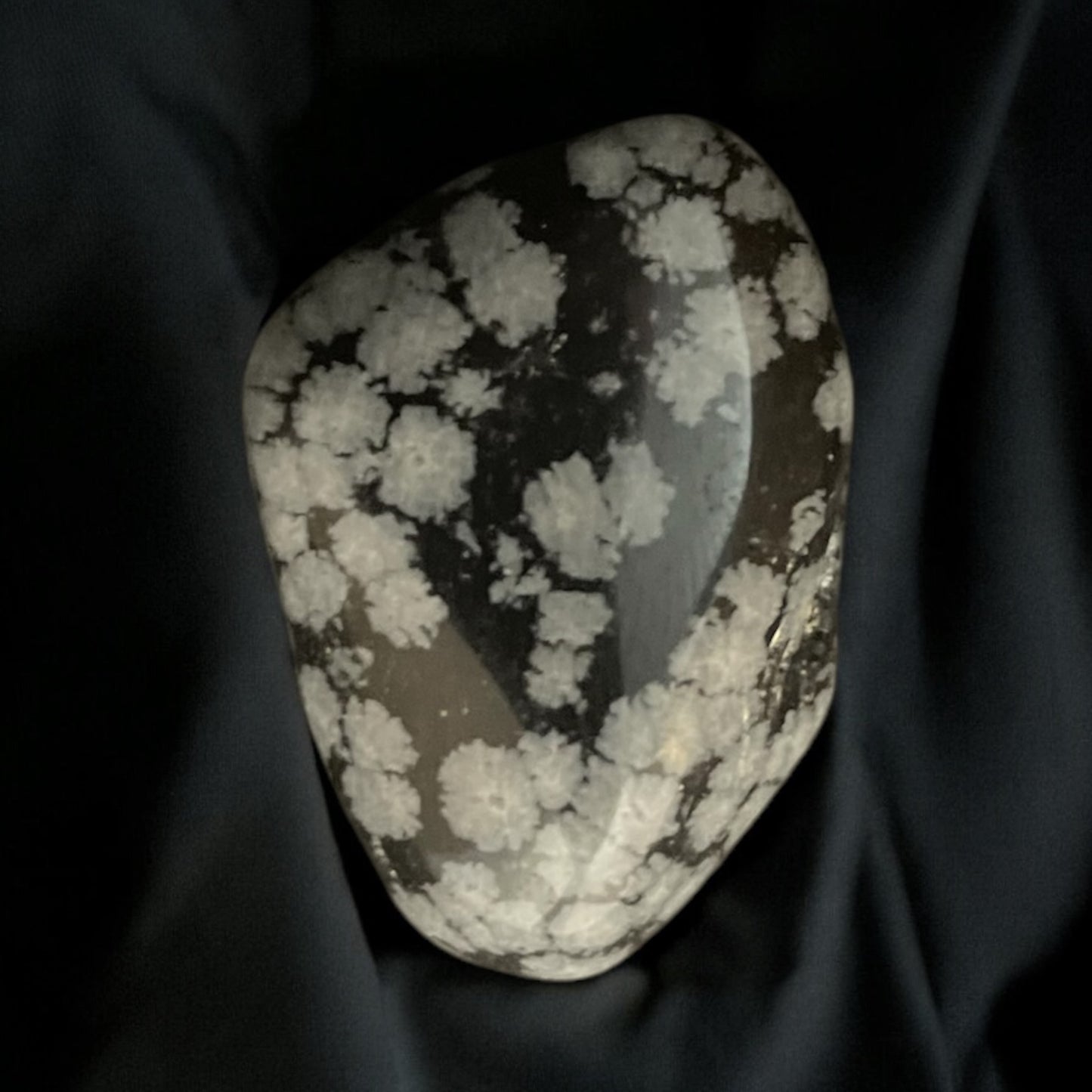 Snowflake Obsidian Tumbled Stone