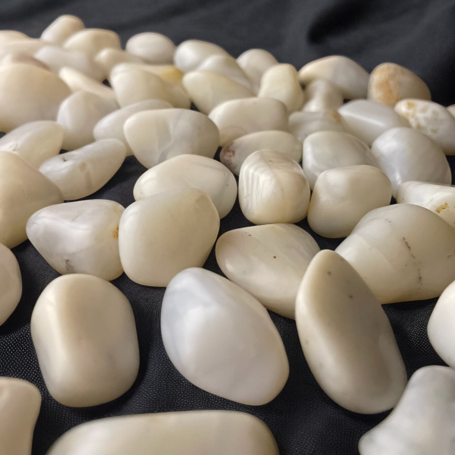 White Opal Tumbled Stone