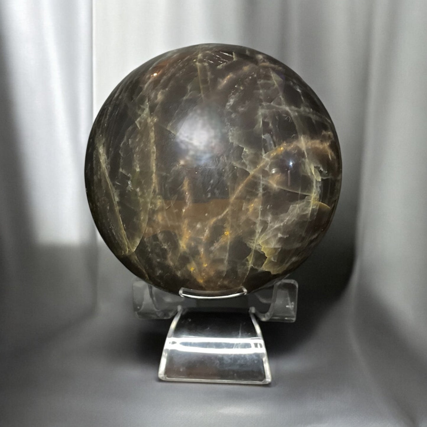 Black Moonstone Sphere