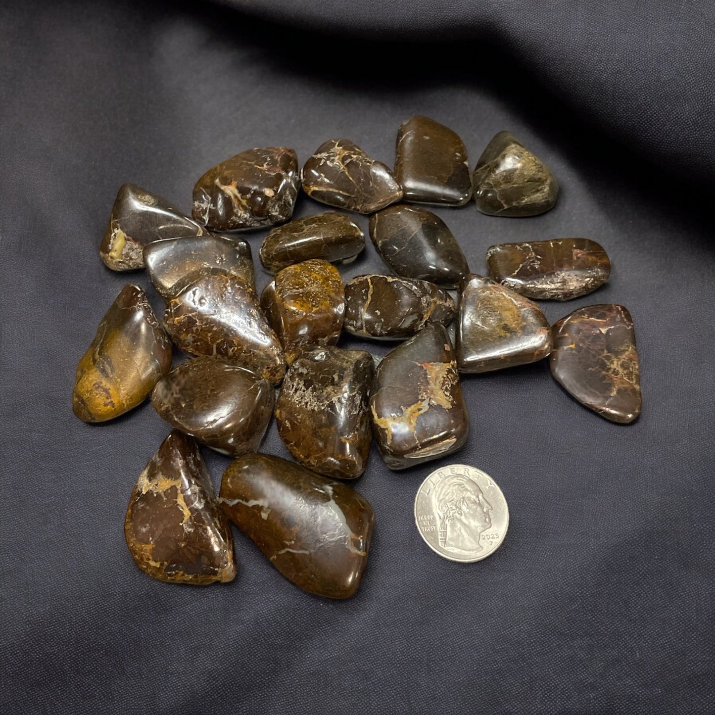 Iron Hematite Tumbled Stone