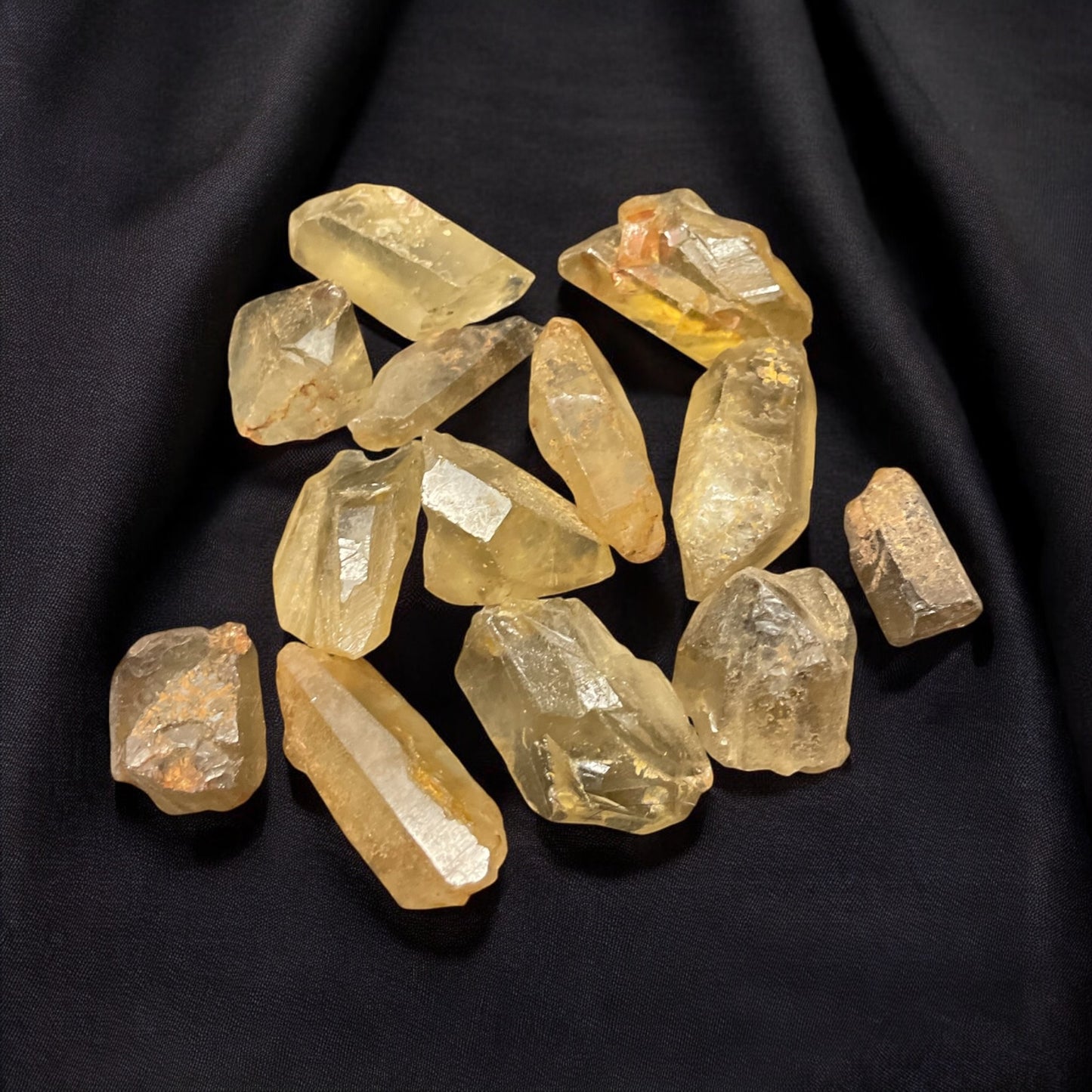 Natural Citrine Rough Crystal Point Chunk