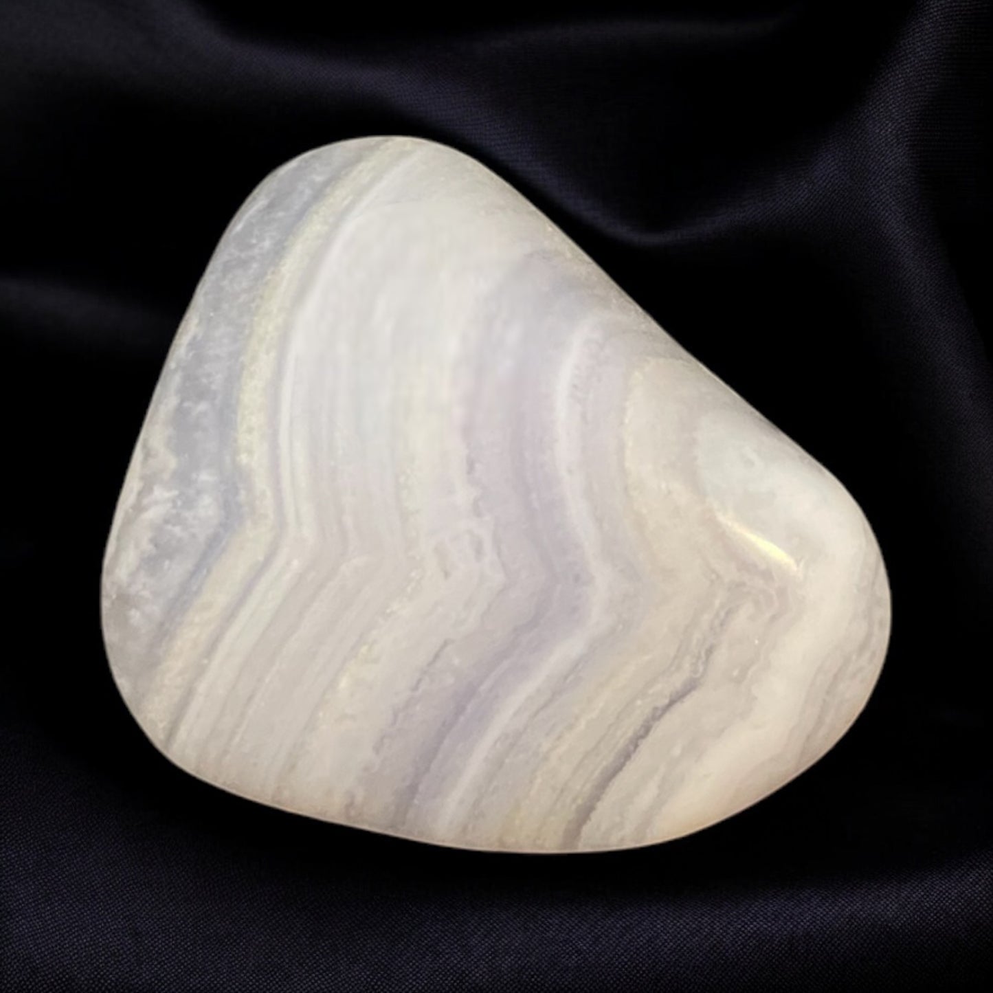 Blue Lace Agate Tumbled Stone