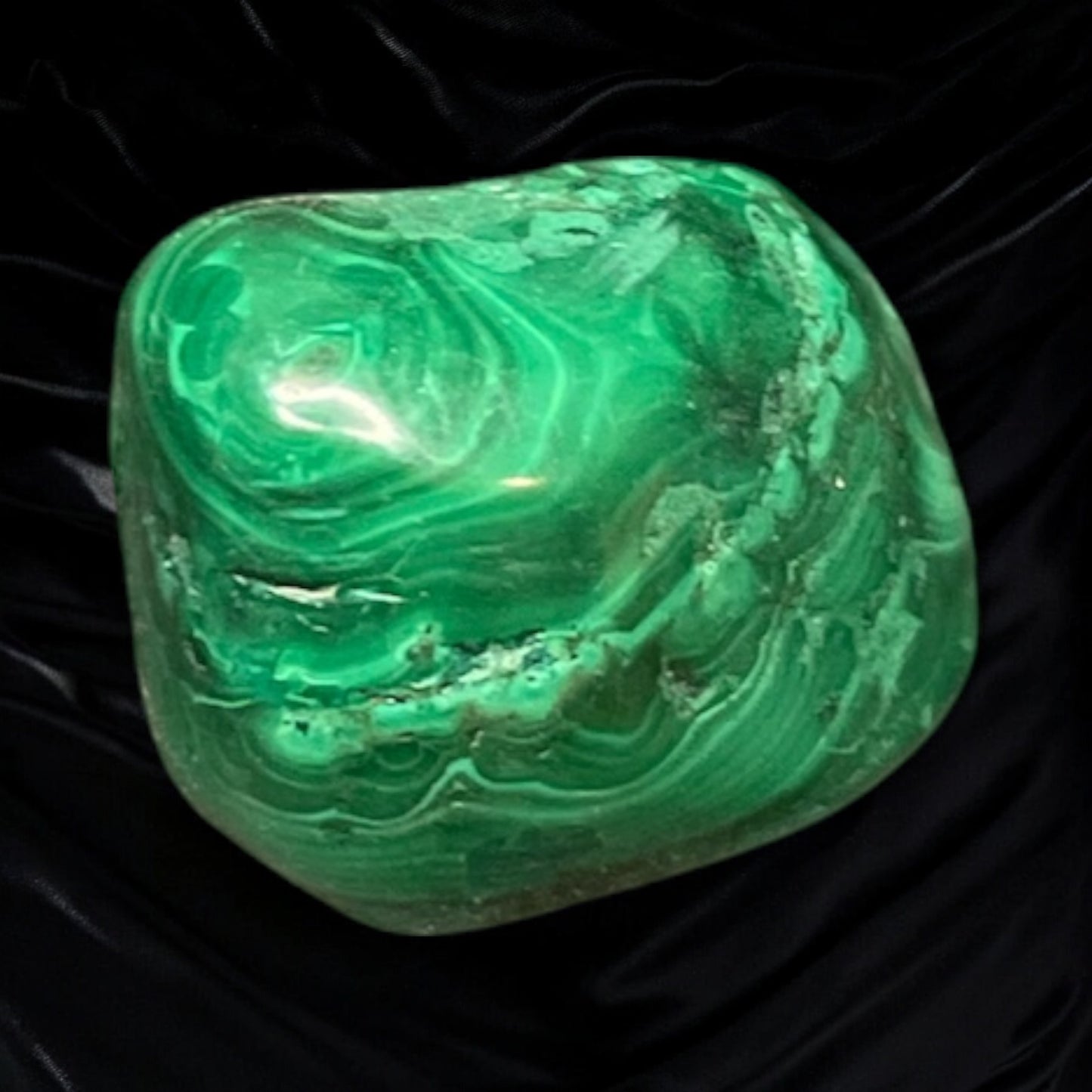 Malachite Hand Polished Stone