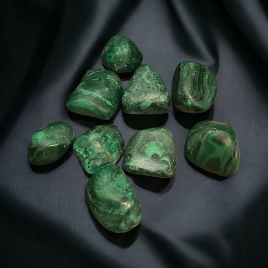 Malachite Hand Polished Stone