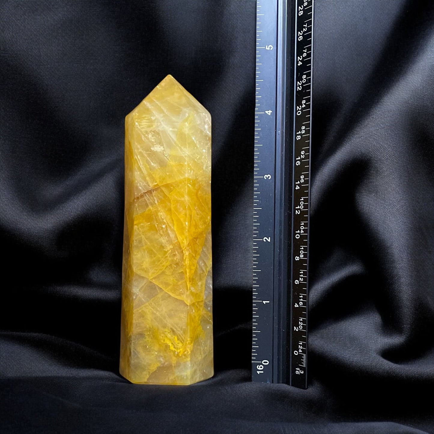 Yellow Hematoid Quartz Point