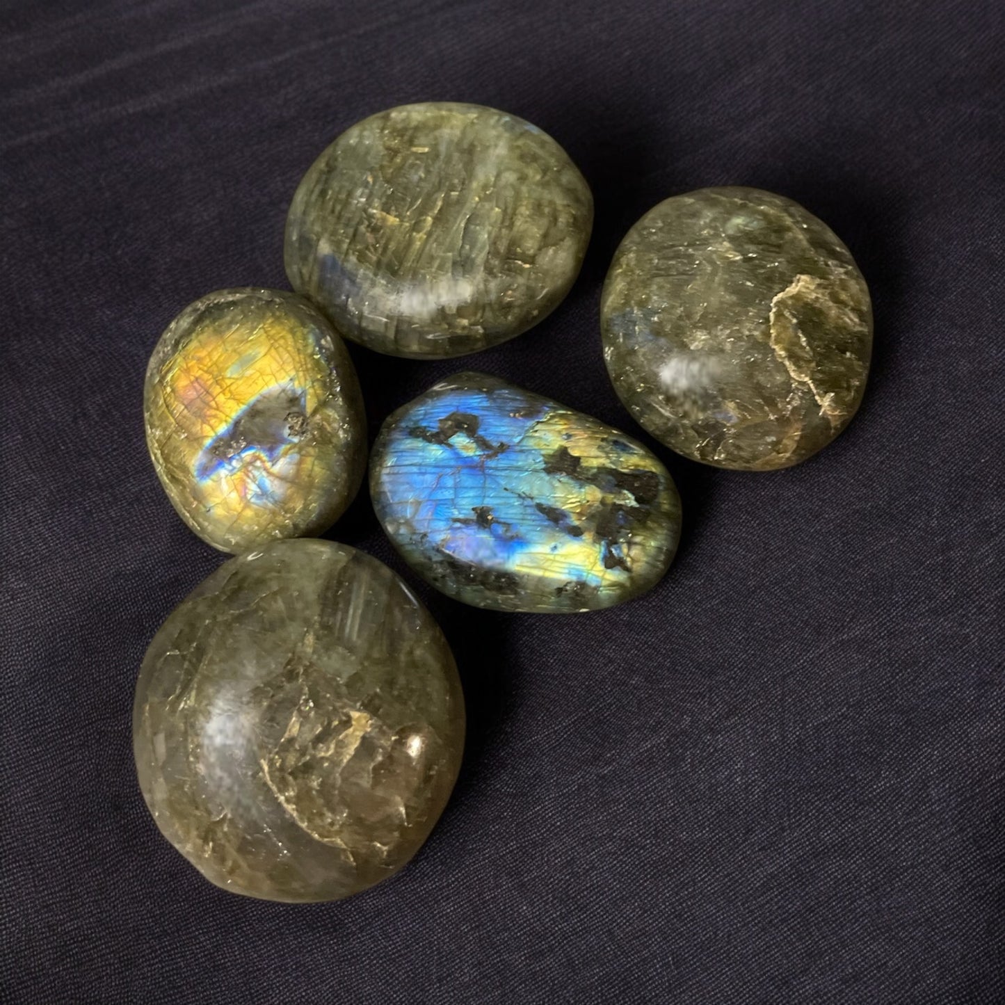 Labradorite Palm Stone