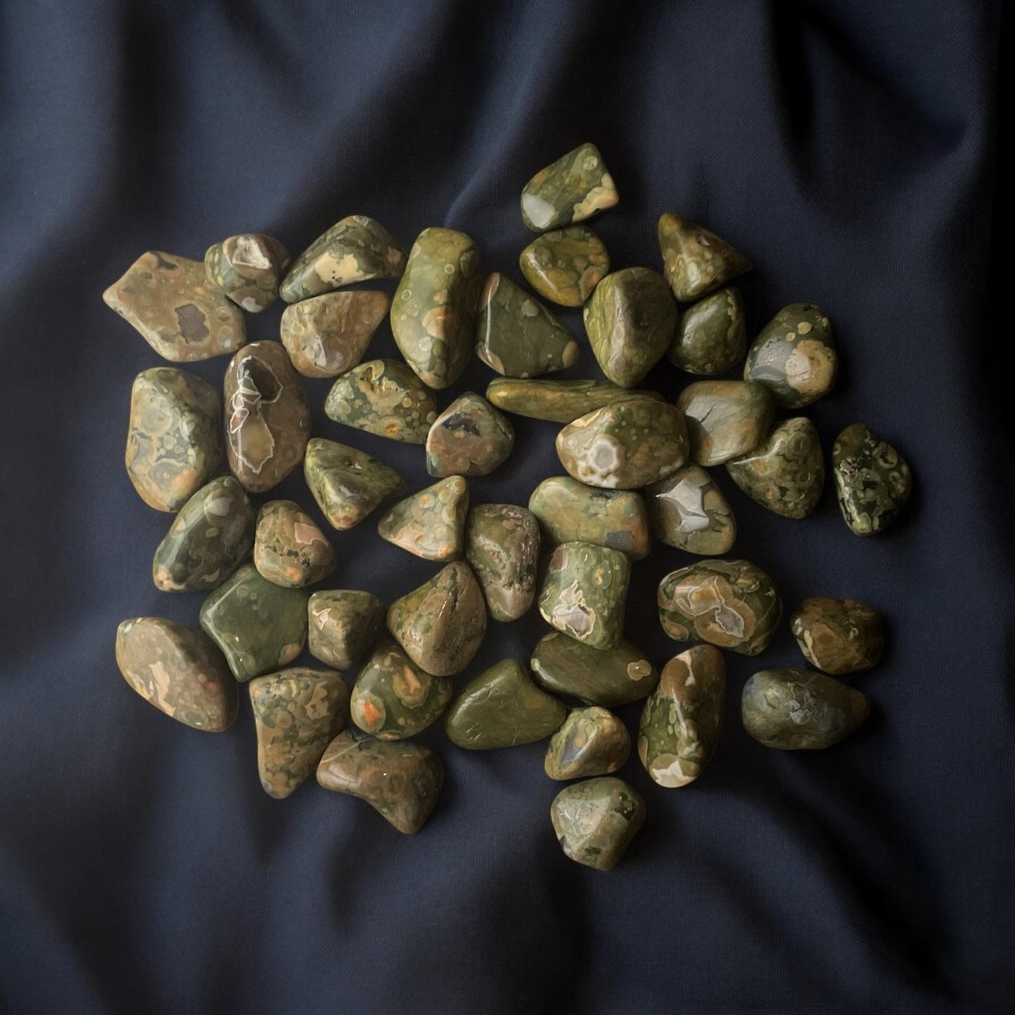 Rhyolite Rainforest Tumbled Stone