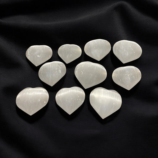 Mini Selenite Heart