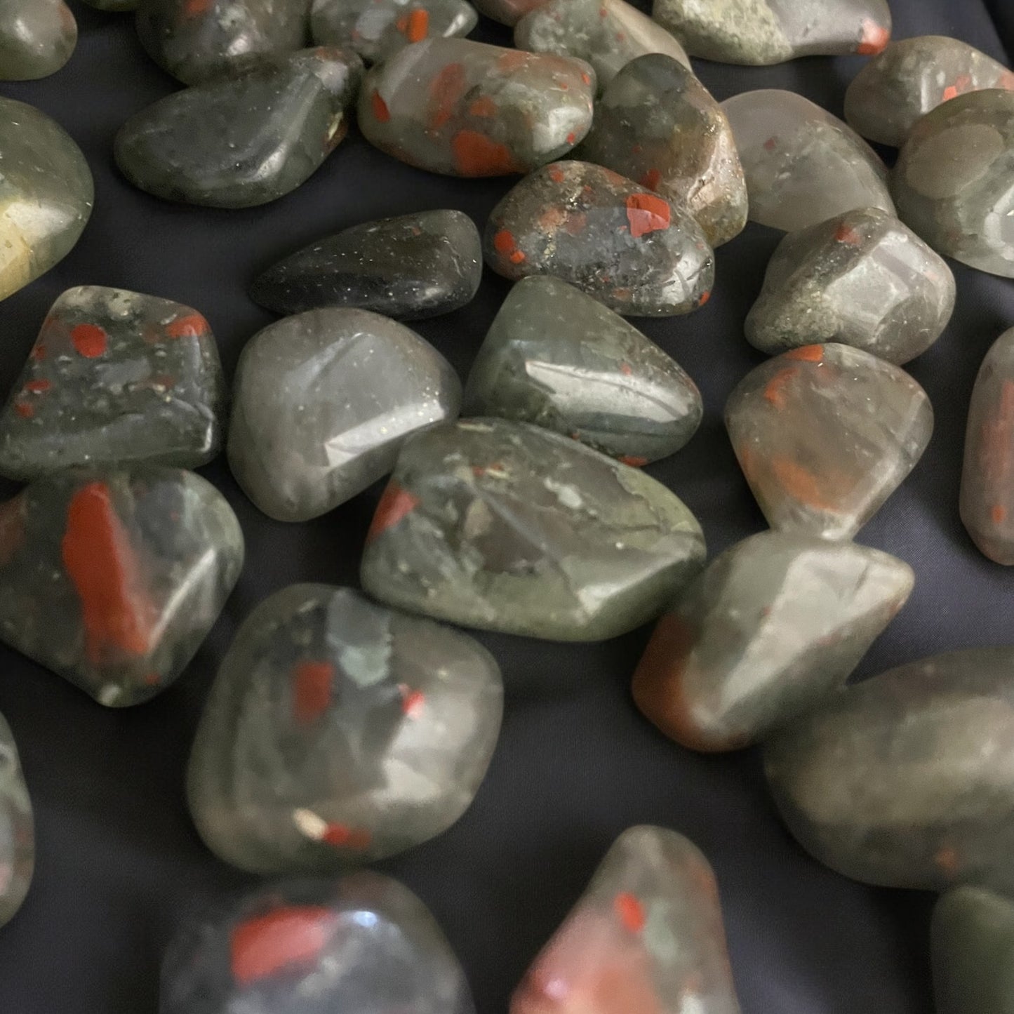 Bloodstone Tumbled Stone