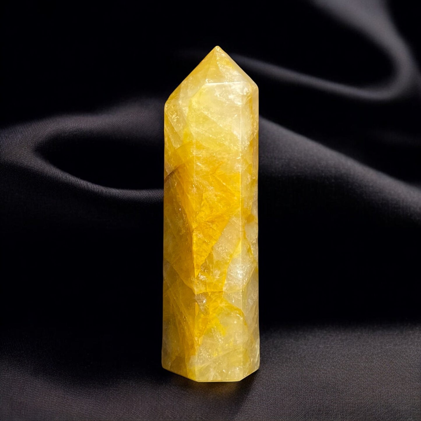 Yellow Hematoid Quartz Point