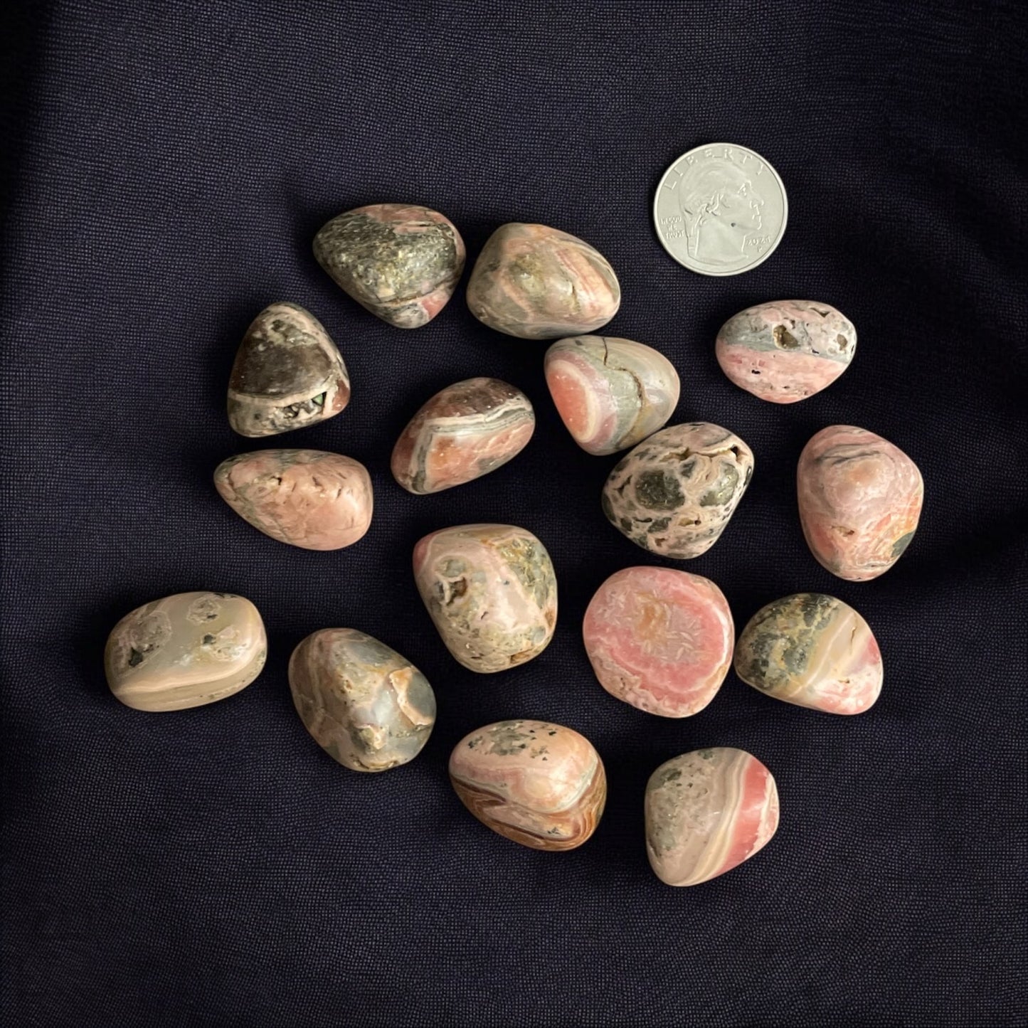 Rhodochrosite Hand Polished Stone