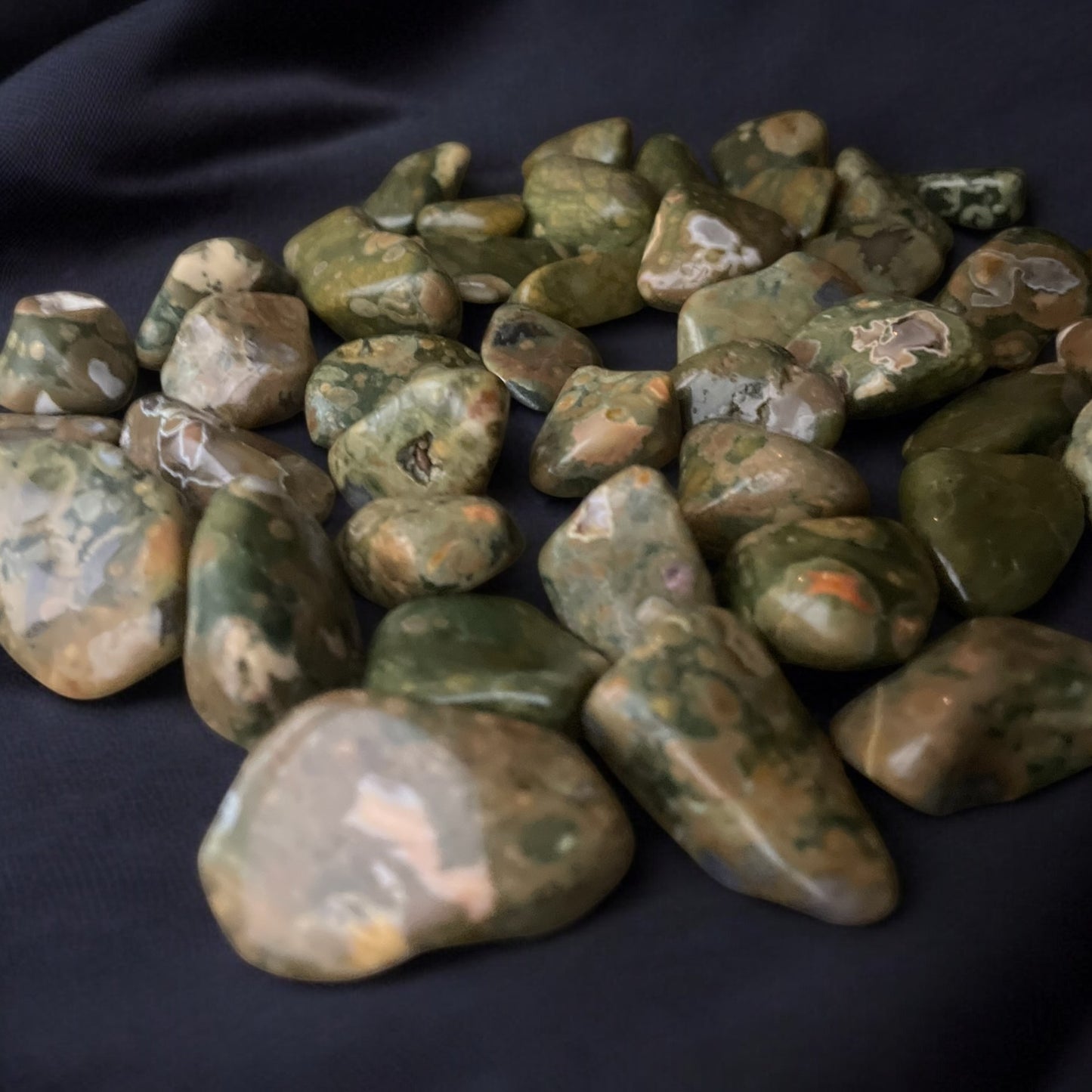 Rhyolite Rainforest Tumbled Stone