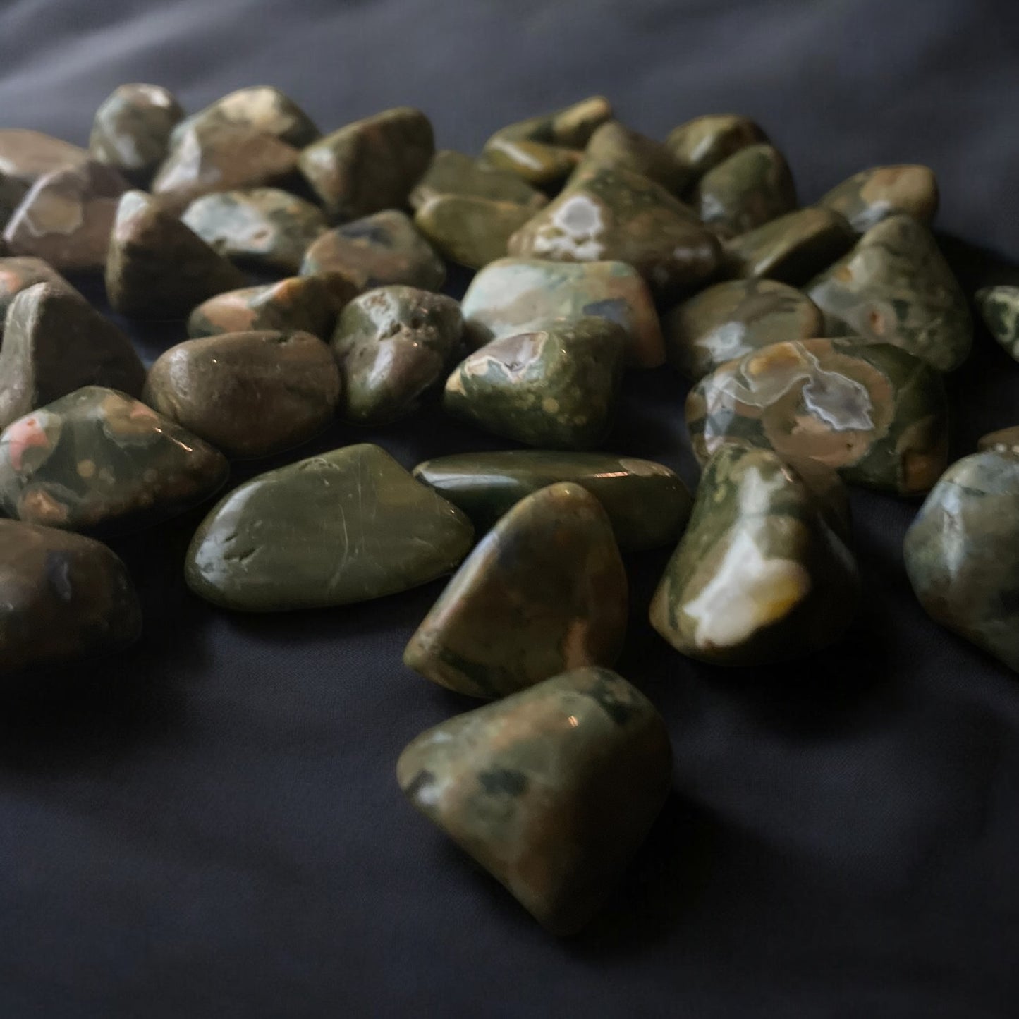 Rhyolite Rainforest Tumbled Stone