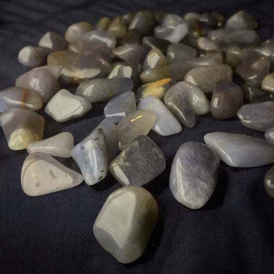 Blue Chalcedony Tumbled Stone