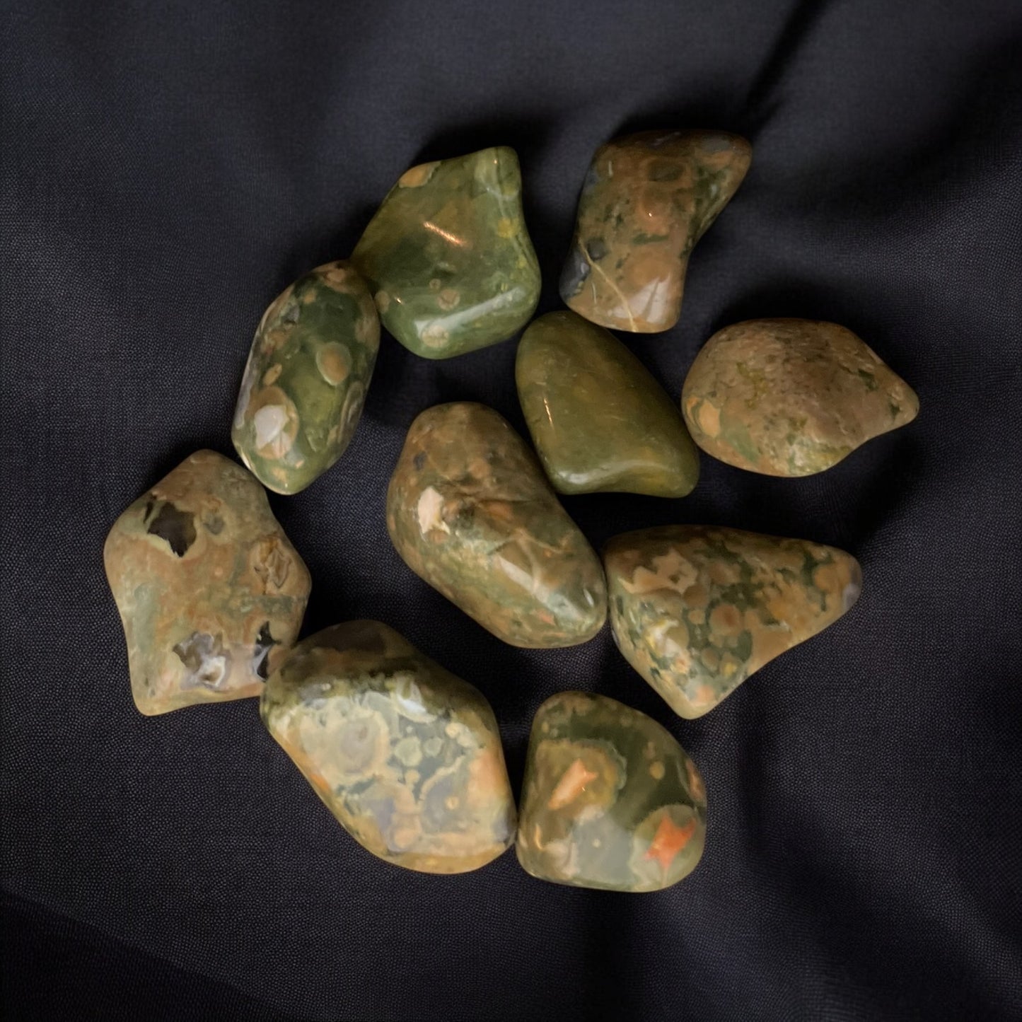 Rhyolite Rainforest Tumbled Stone