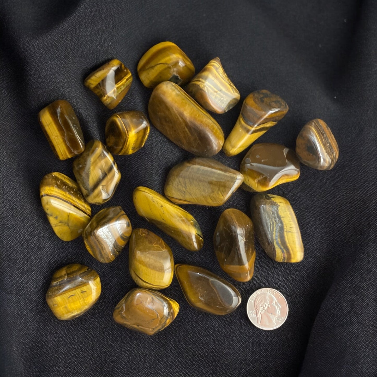 Tiger Eye Tumbled Stone