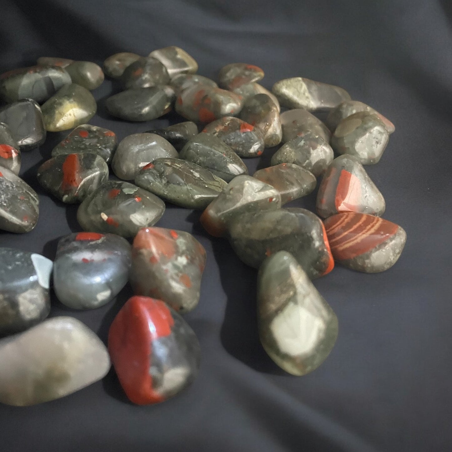 Bloodstone Tumbled Stone