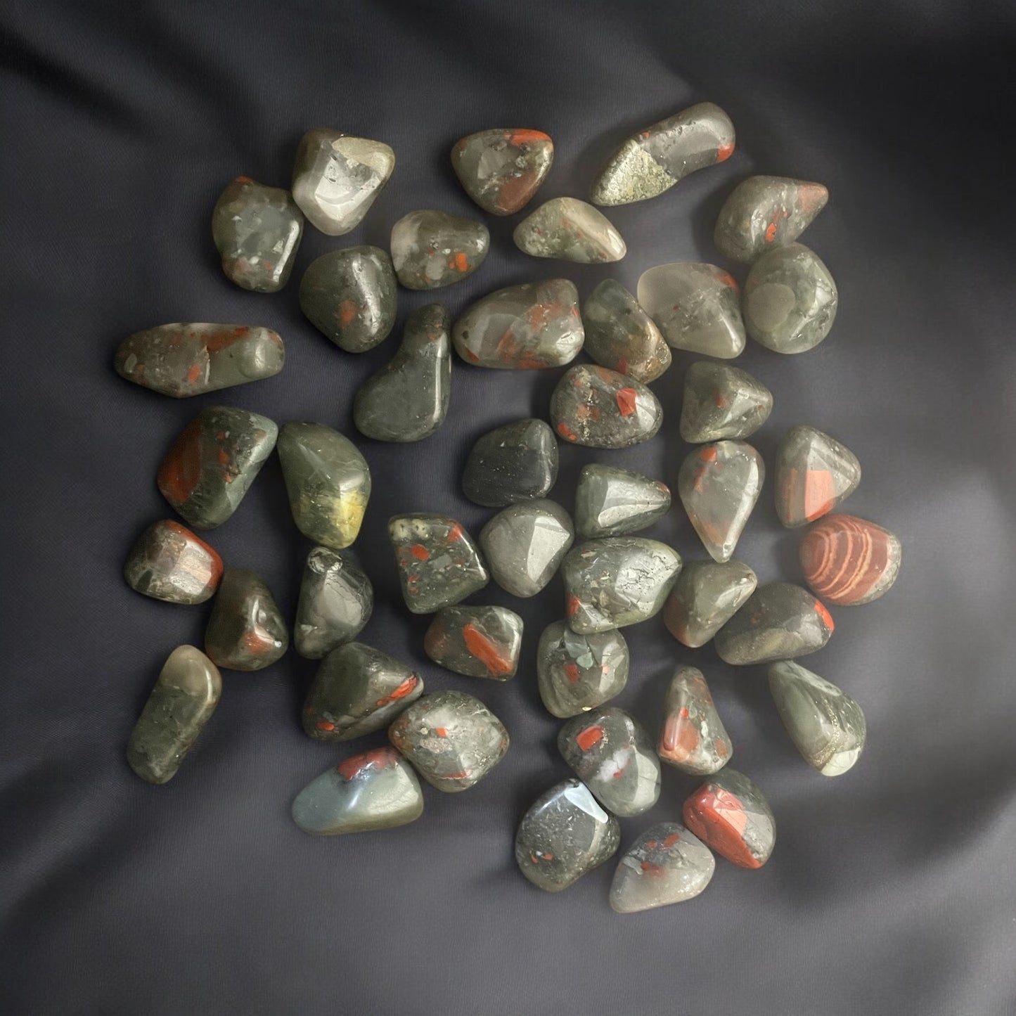 Bloodstone Tumbled Stone