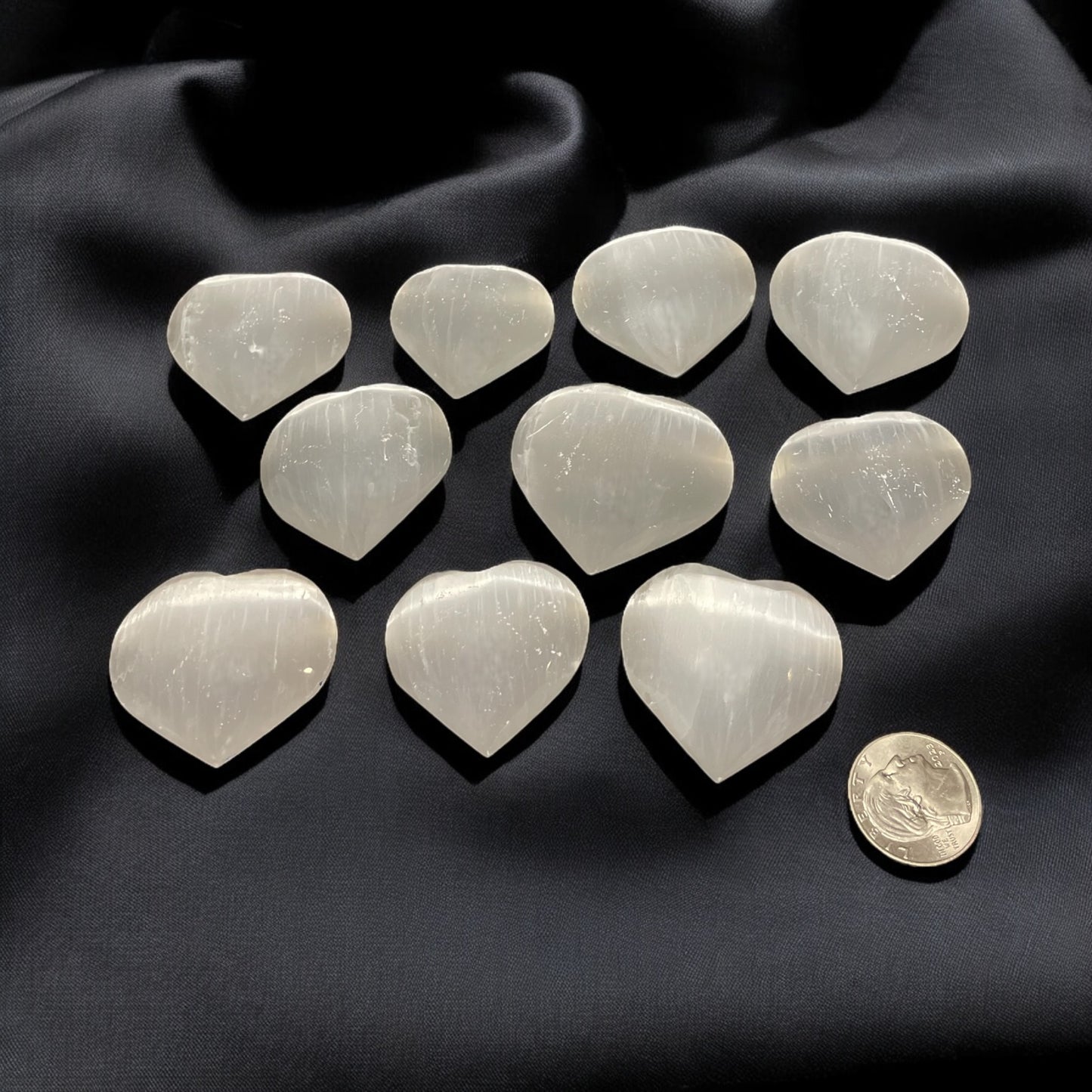 Mini Selenite Heart