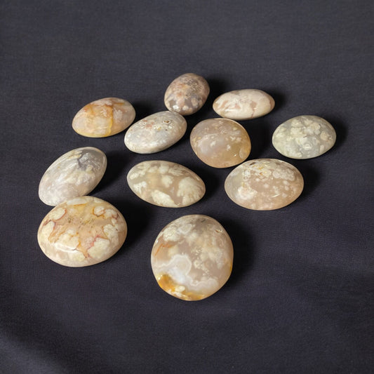 Flower Agate Pebble