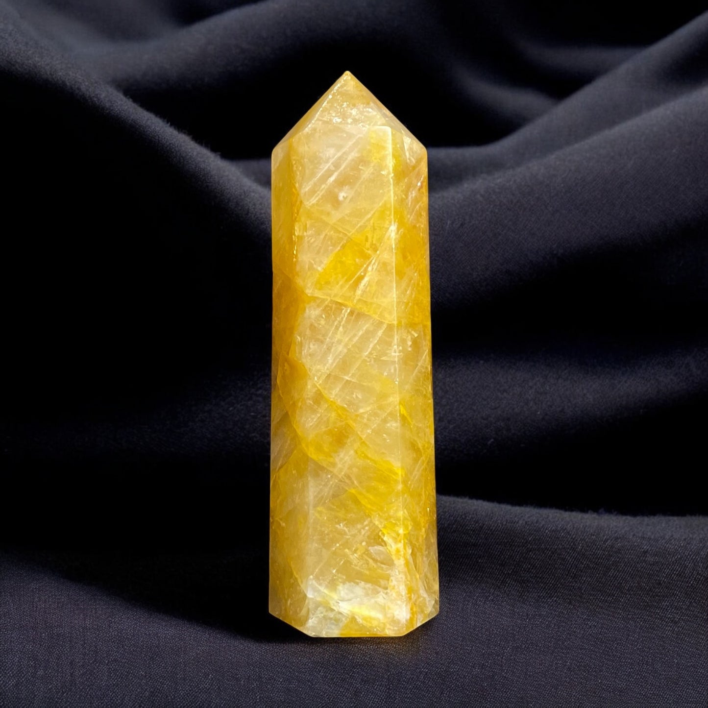 Yellow Hematoid Quartz Point