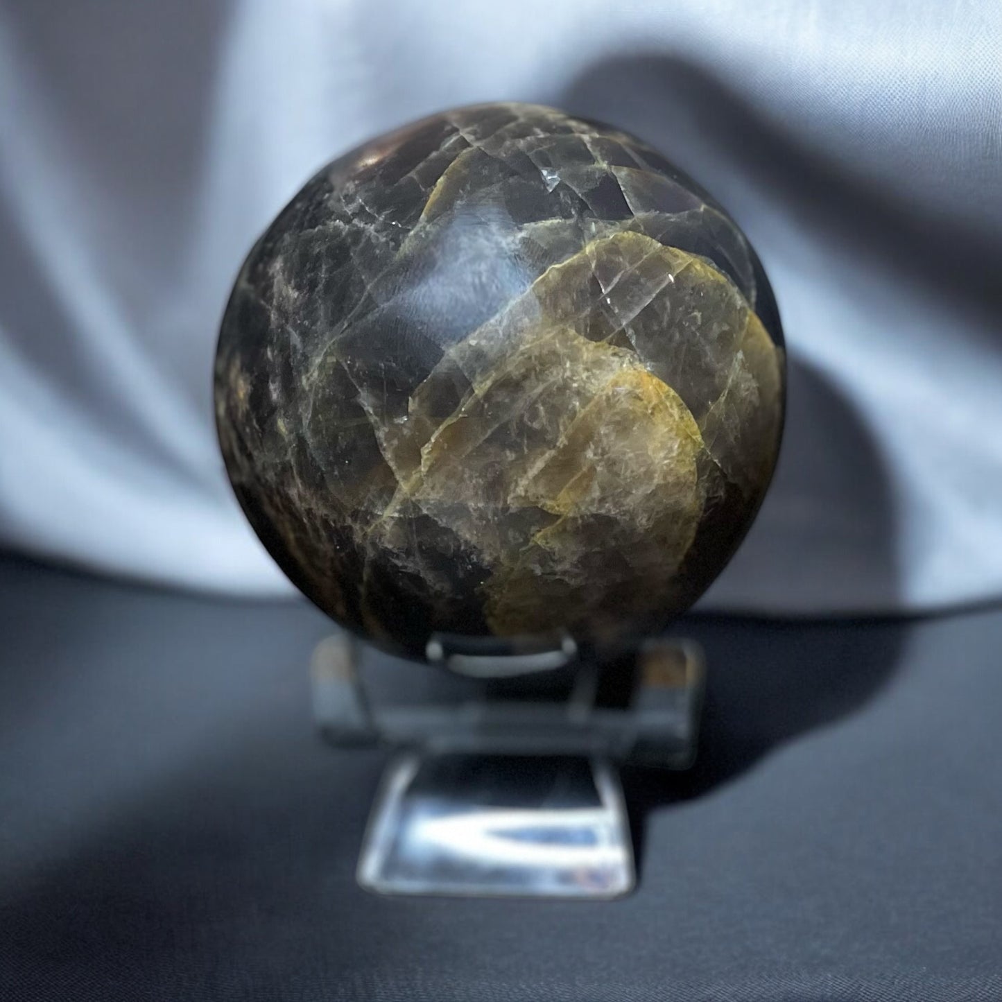 Black Moonstone Sphere