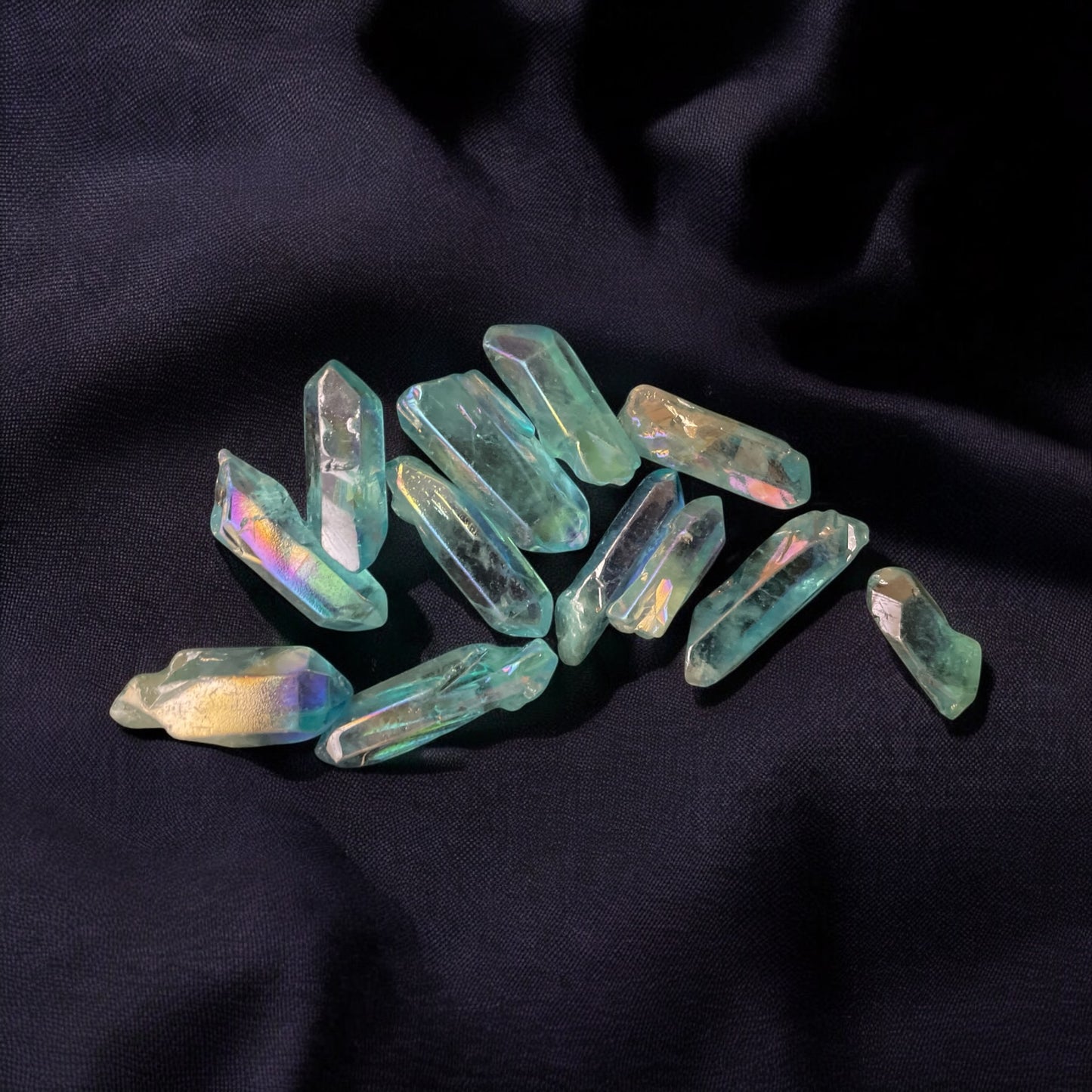 Aqua Aura Quartz Point