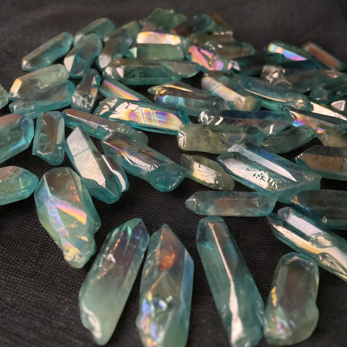 Aqua Aura Quartz Point