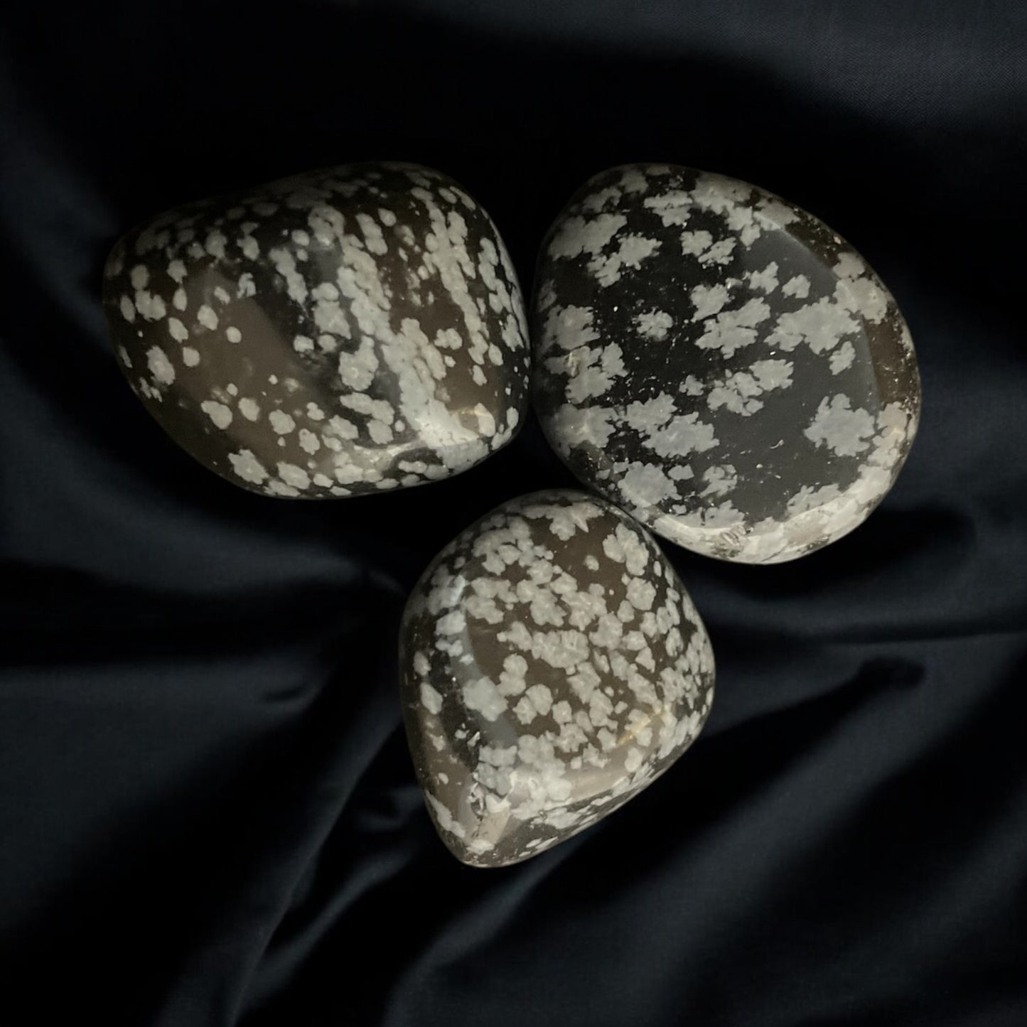 Snowflake Obsidian Tumbled Stone