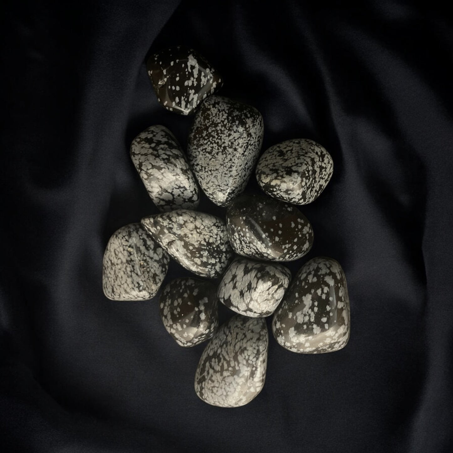 Snowflake Obsidian Tumbled Stone