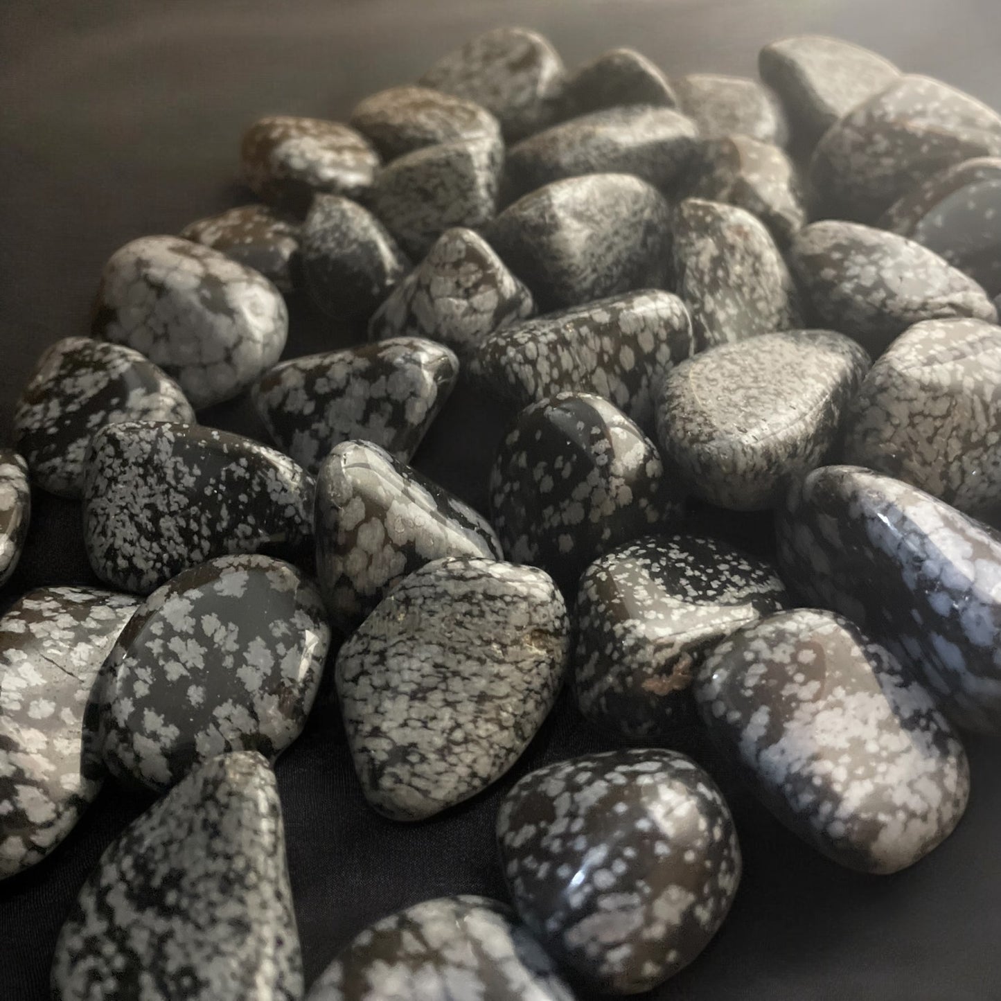 Snowflake Obsidian Tumbled Stone