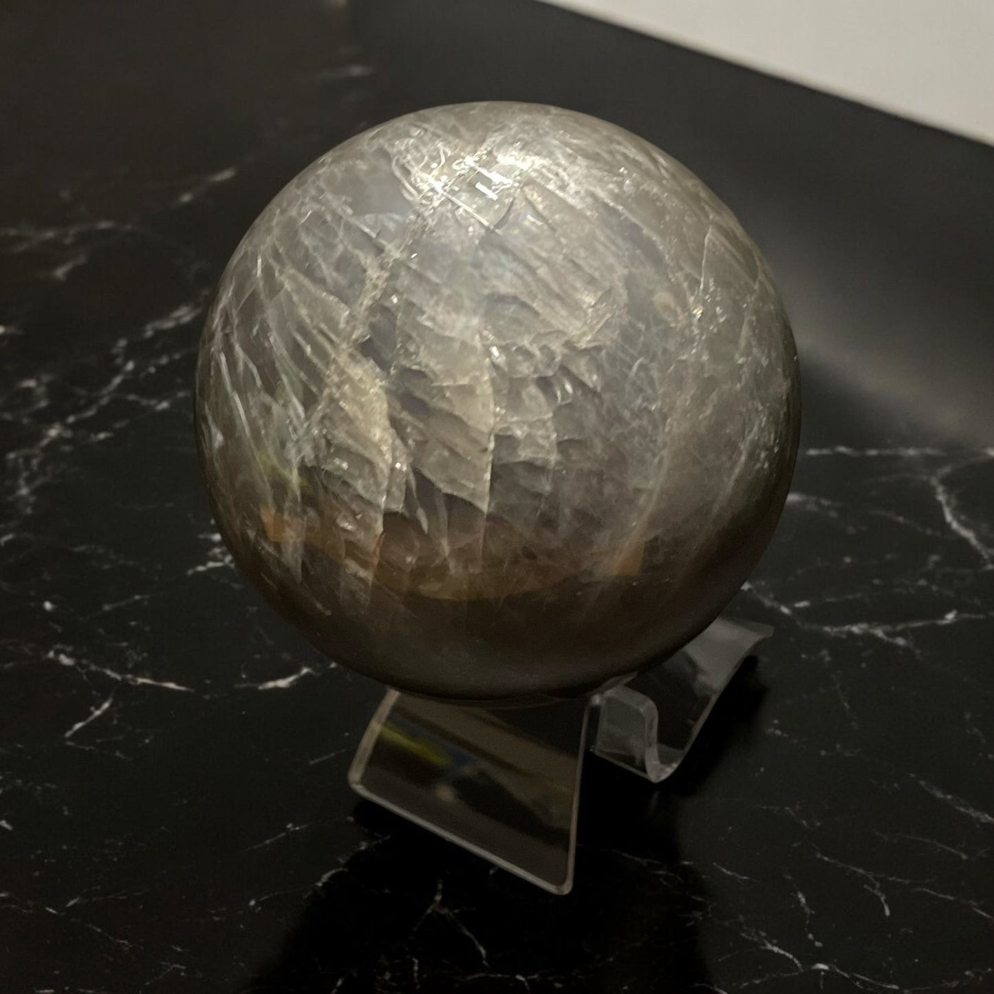 Black Moonstone Sphere